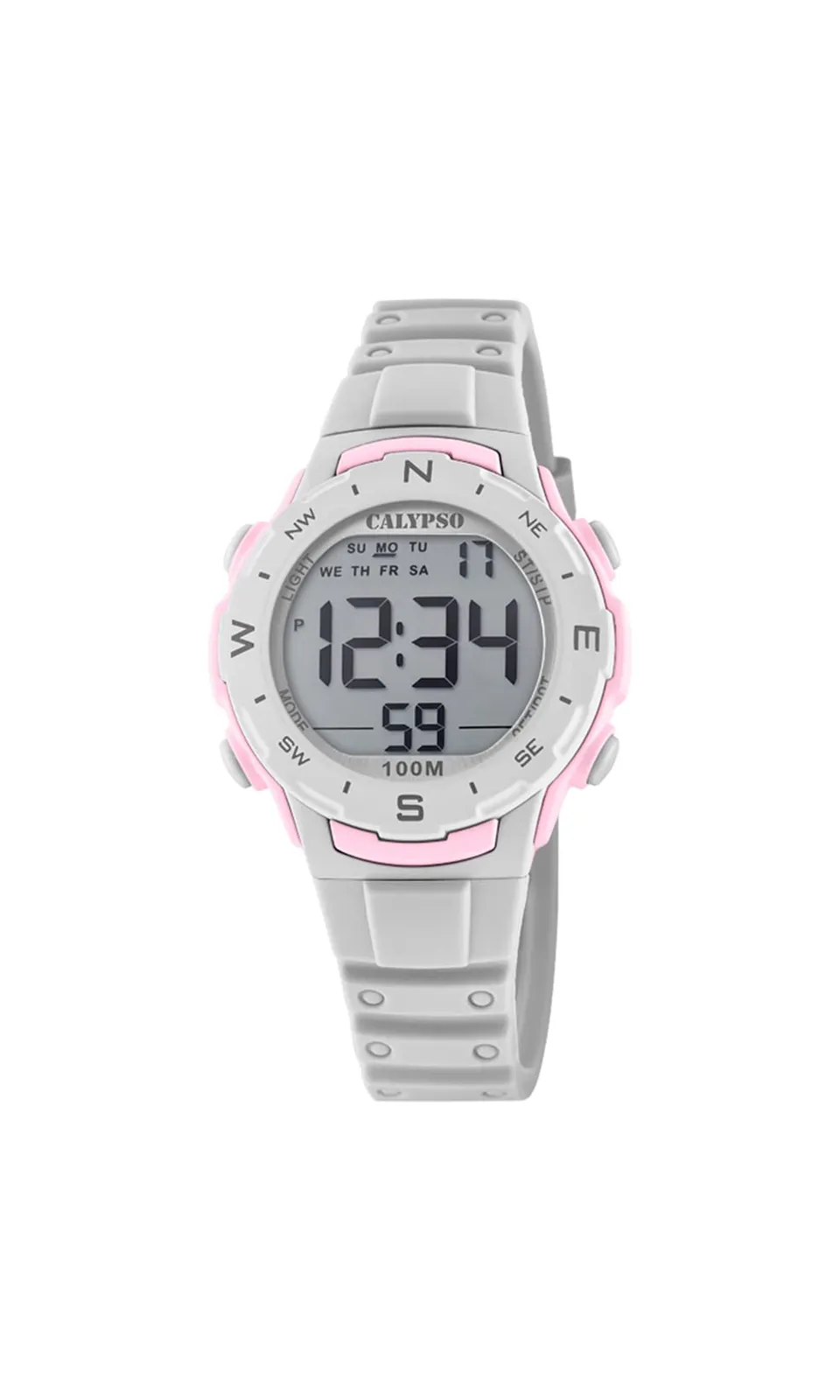 Calypso Digital Crush orologio digitale grigio gomma bimbo