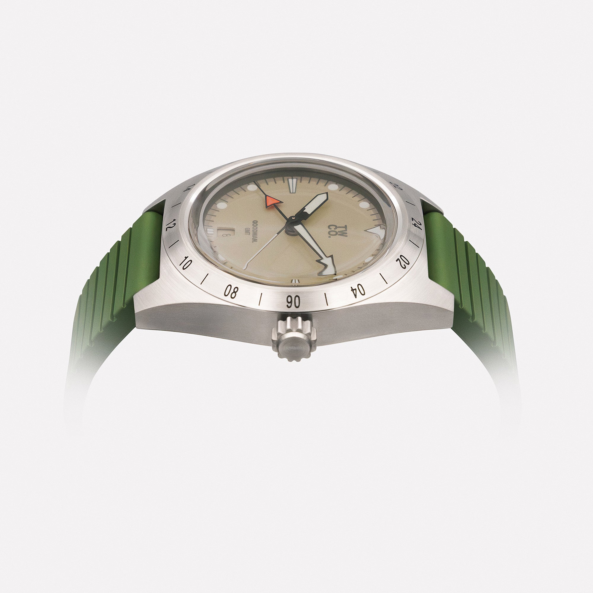 Tool Watch Co. TWCO. Goodman GMT orologio GMT Utility acciaio