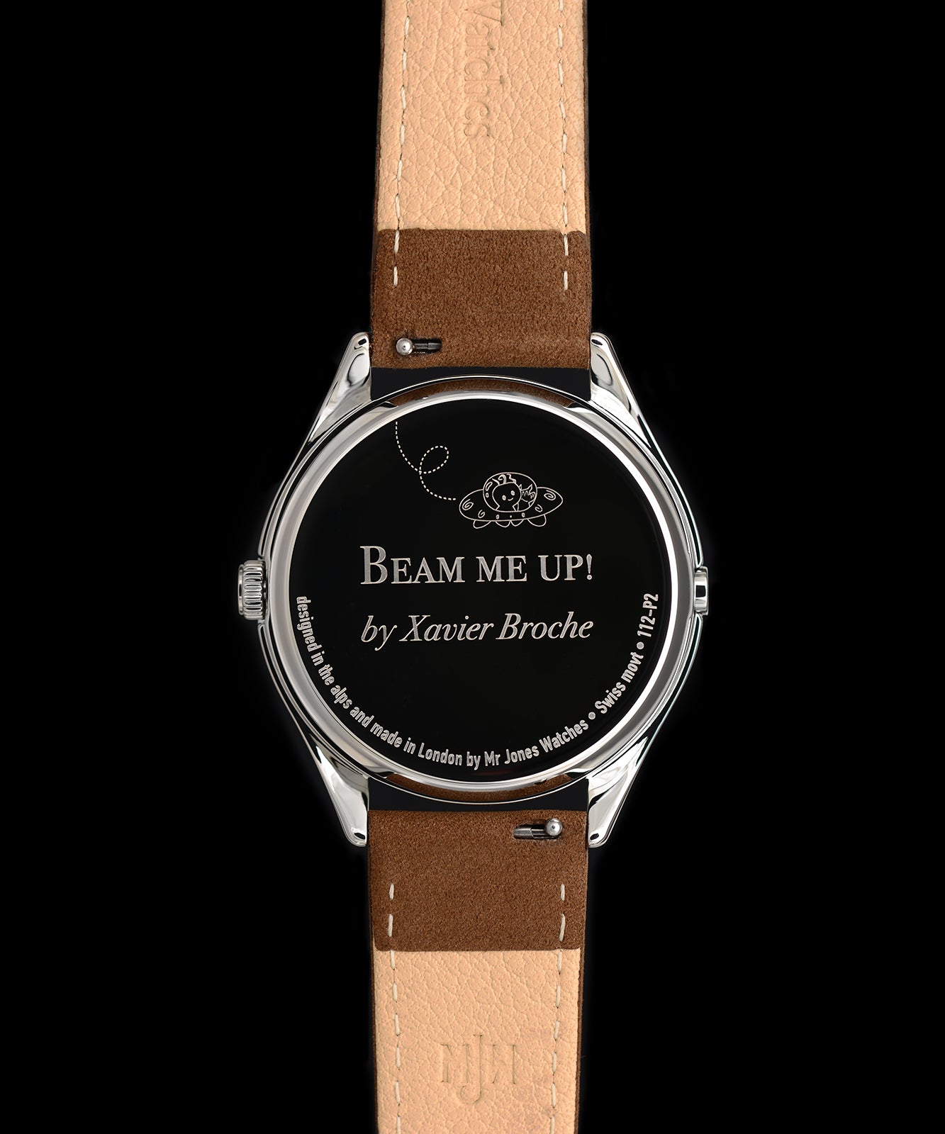 Mr Jones Beam me up! orologio quarzo 37mm argento UFO