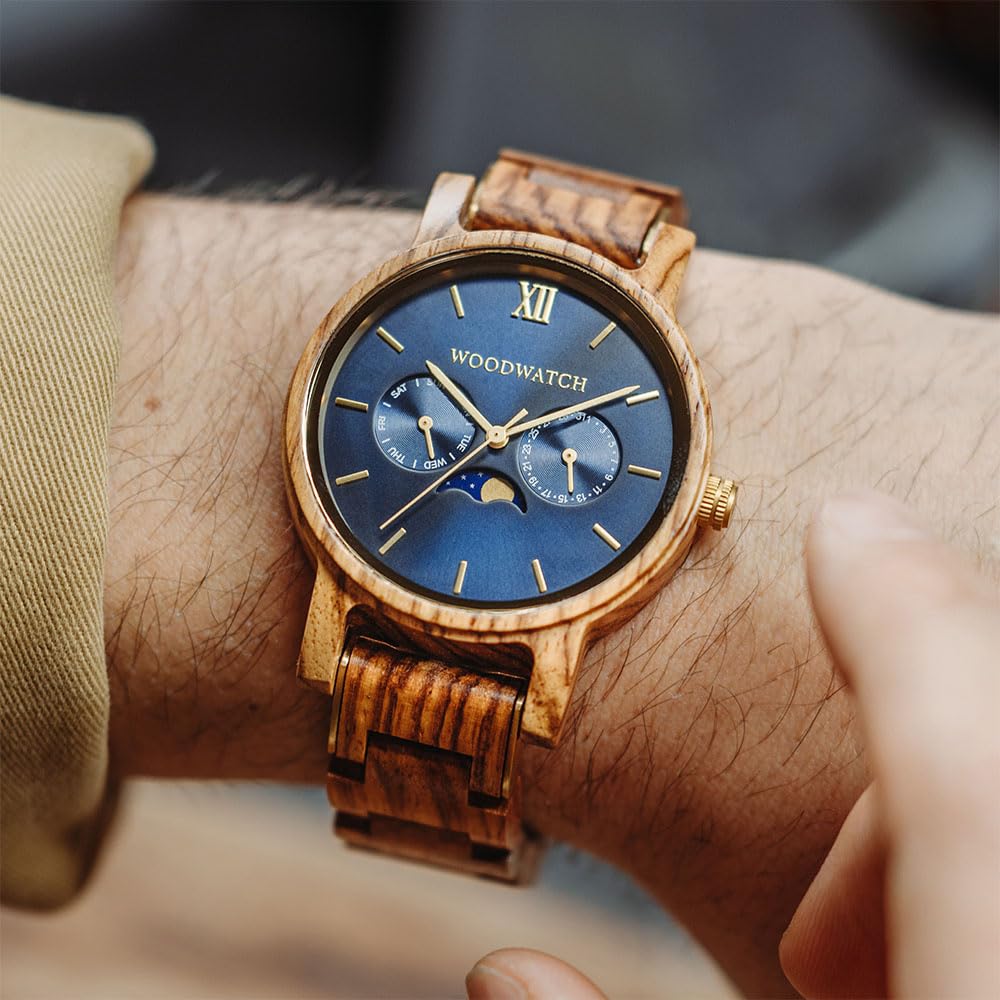 WoodWatch Classic Sailor Orologio Uomo Legno Bracciale