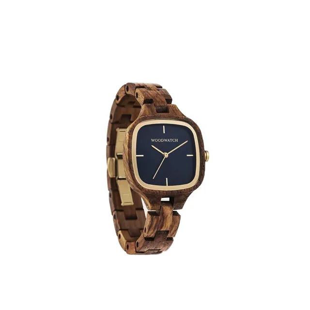 WoodWatch Radiance Starlight orologio legno donna quadrato
