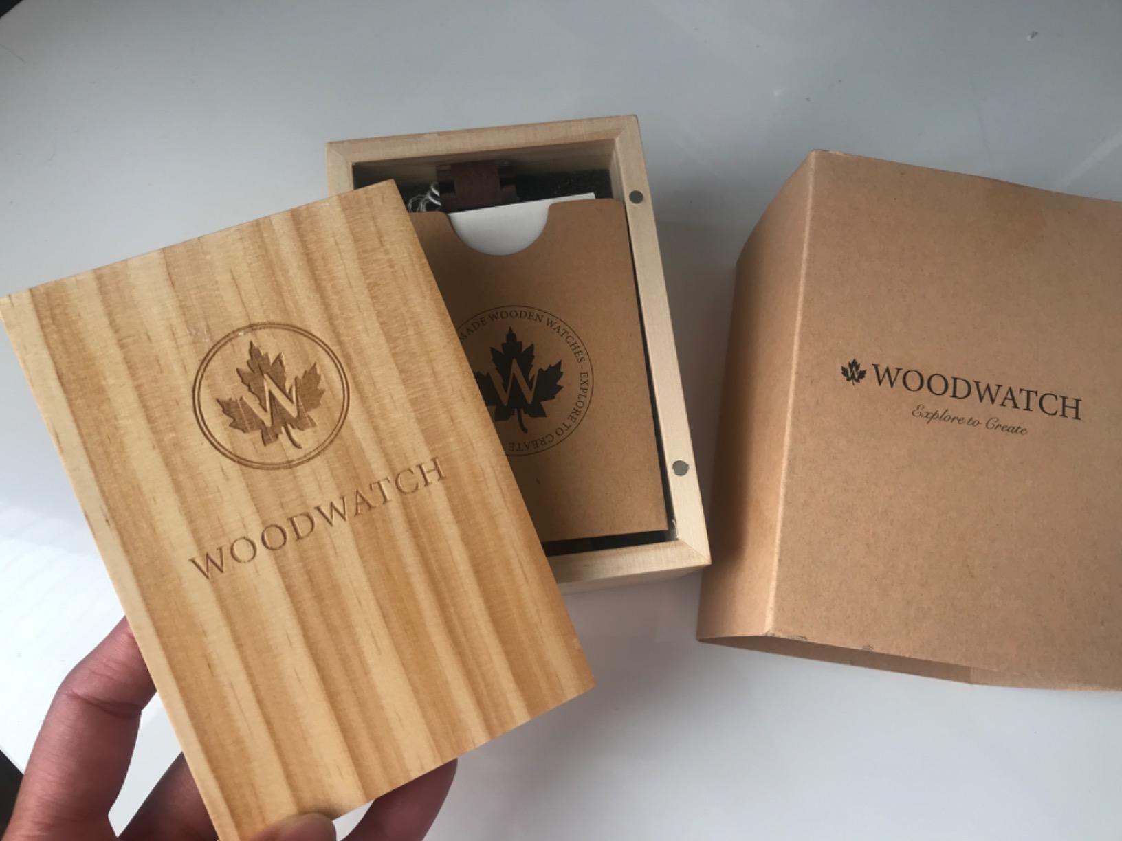 Woodwatch Classic Sapphire Silver orologio legno uomo