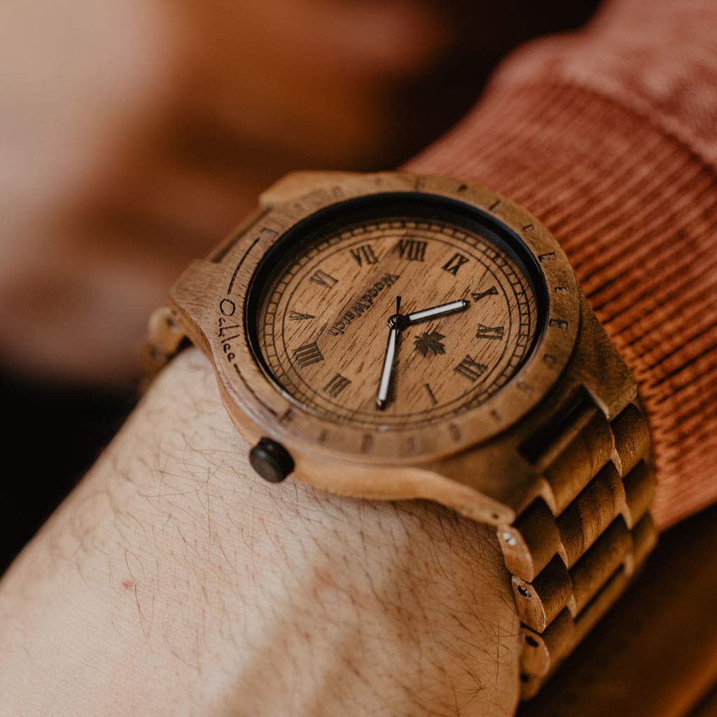 Woodwatch Classic Oaklee orologio legno noce uomo