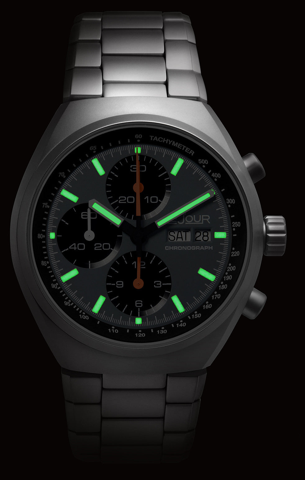 LeJour Mark I LJ-MI-001 cronografo automatico grigio