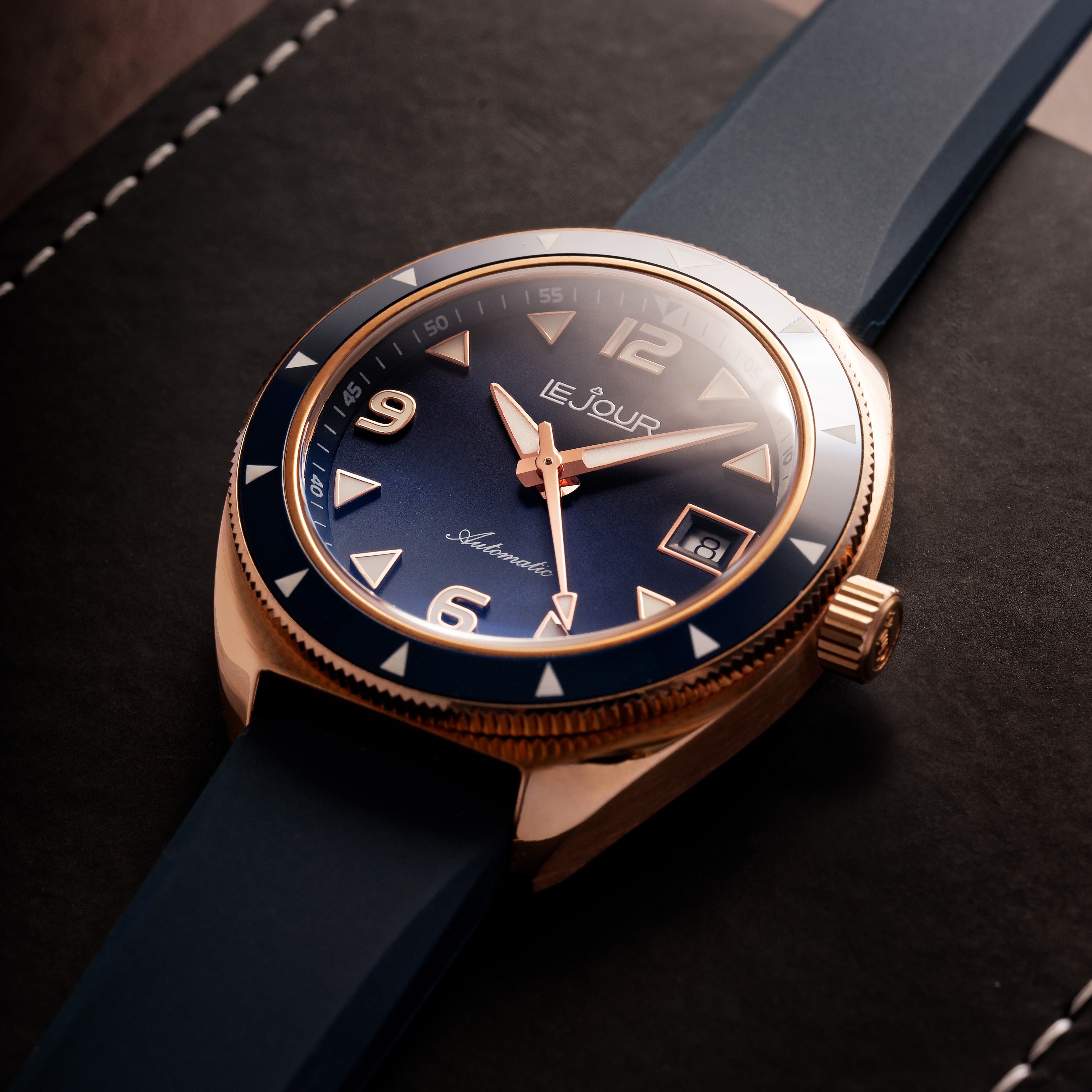 LeJour Hammerhead Bronze LJ-HB-001 orologio bronzo blu 39 mm