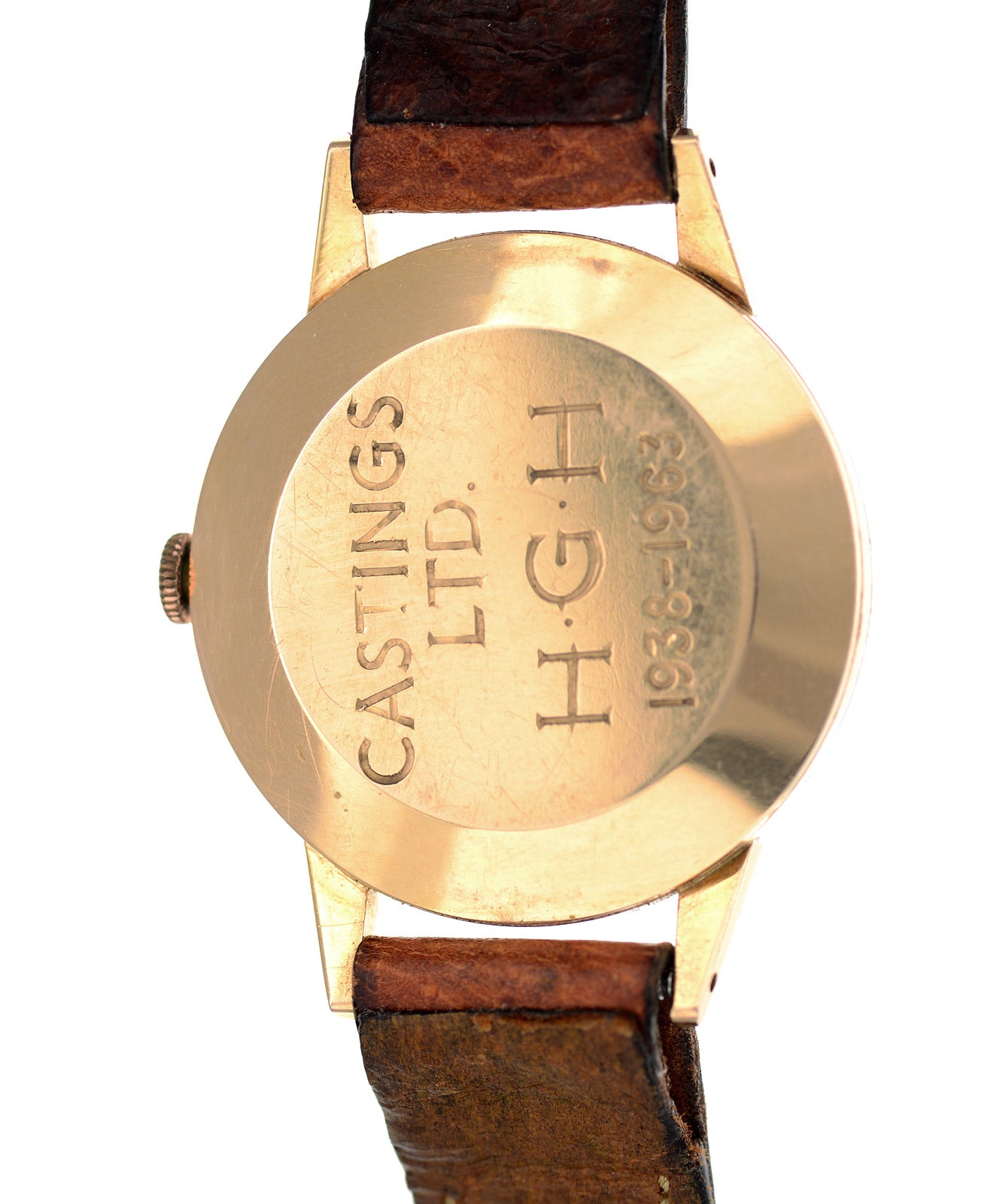 Smiths Oversize 18 Carati 1955 orologio oro 35mm