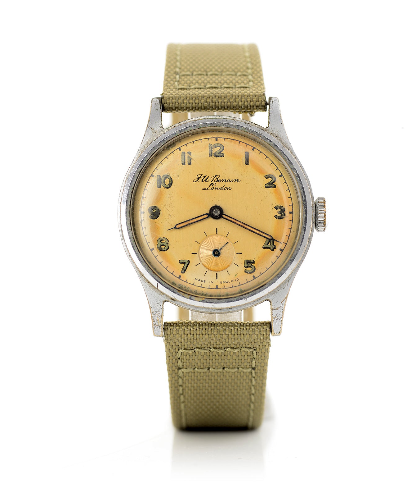 Mr Jones Watches Vintage Smiths Benson Everest orologio 33mm pelle