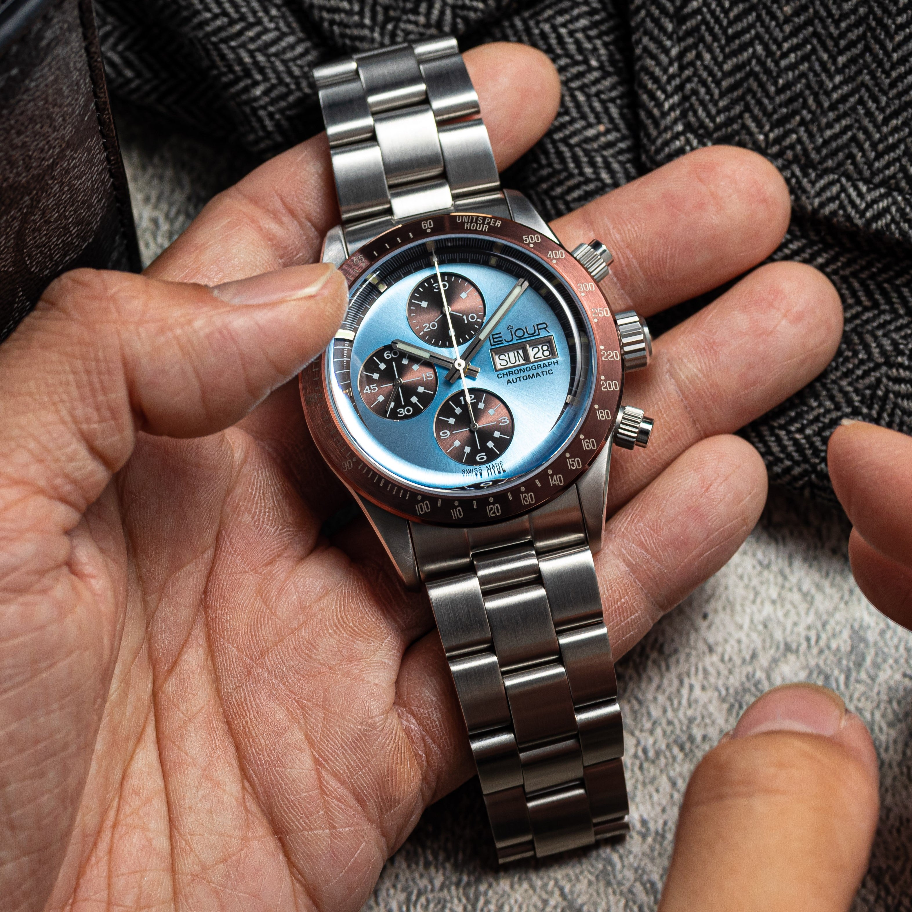 LeJour CM Chrono LJ-CM-003 Cronografo Blu 42mm
