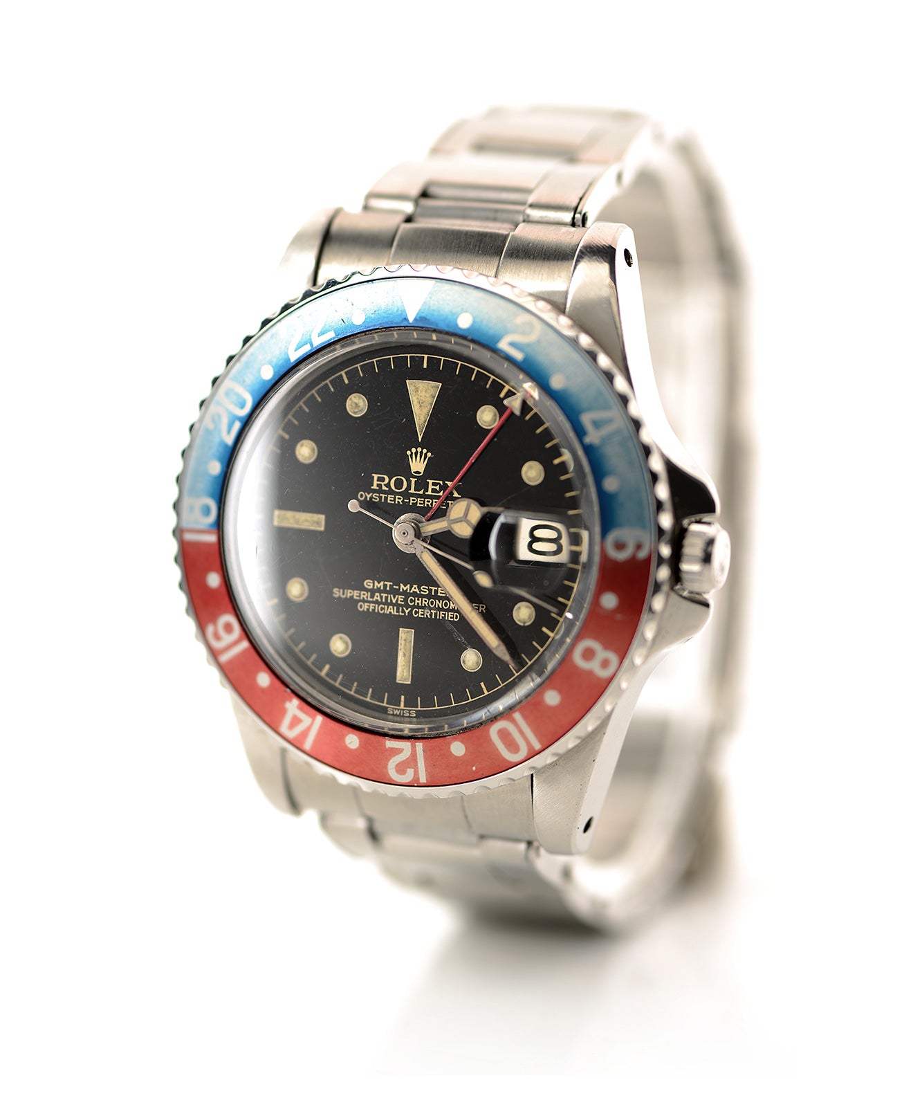 Rolex GMT Master 1675 1961 orologio doppio fuso acciaio