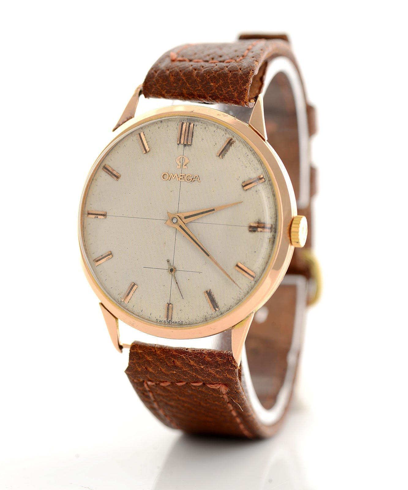 Omega Oversize orologio oro rosa 1960 37mm