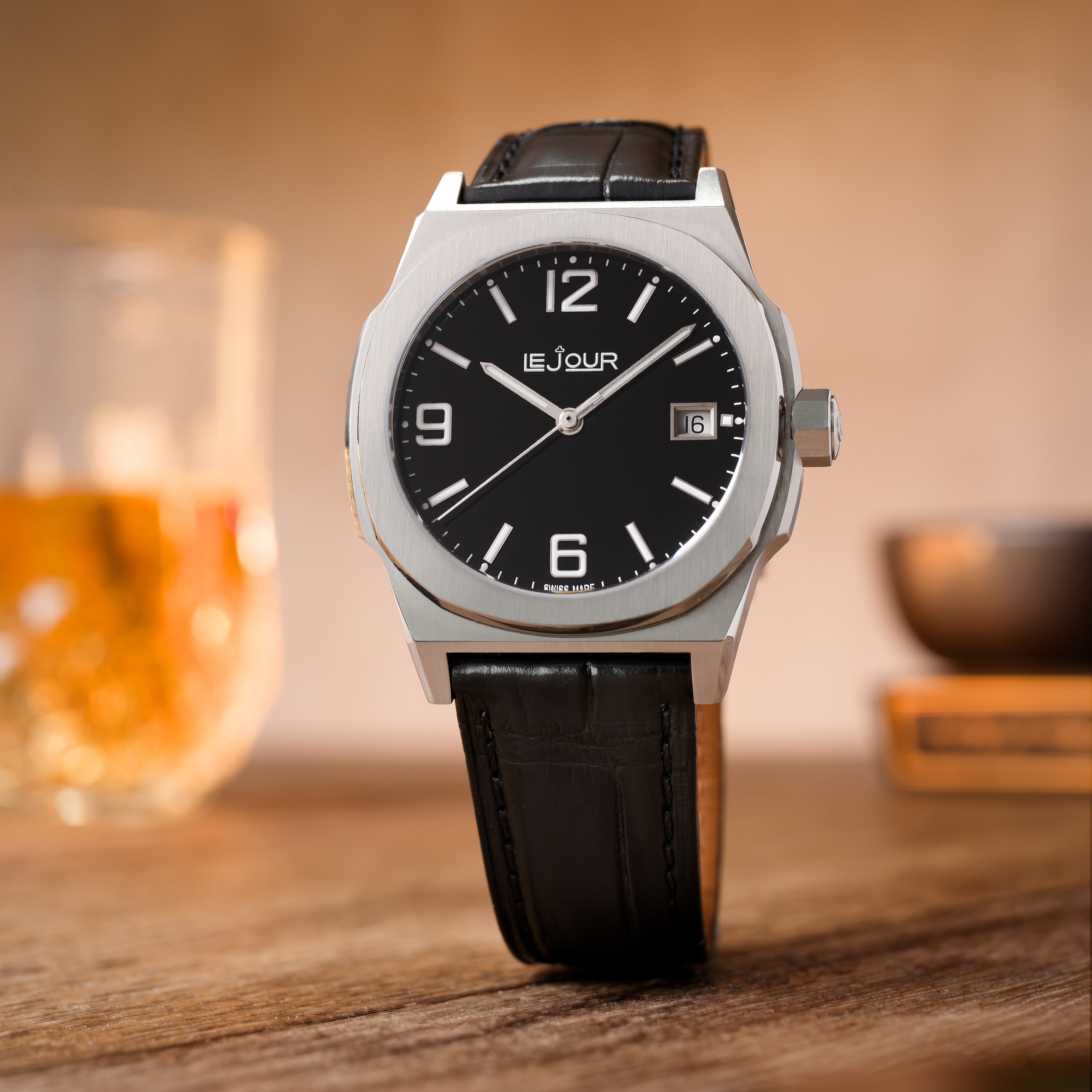 LeJour Fardón LJ-FD-001 orologio automatico 38mm nero