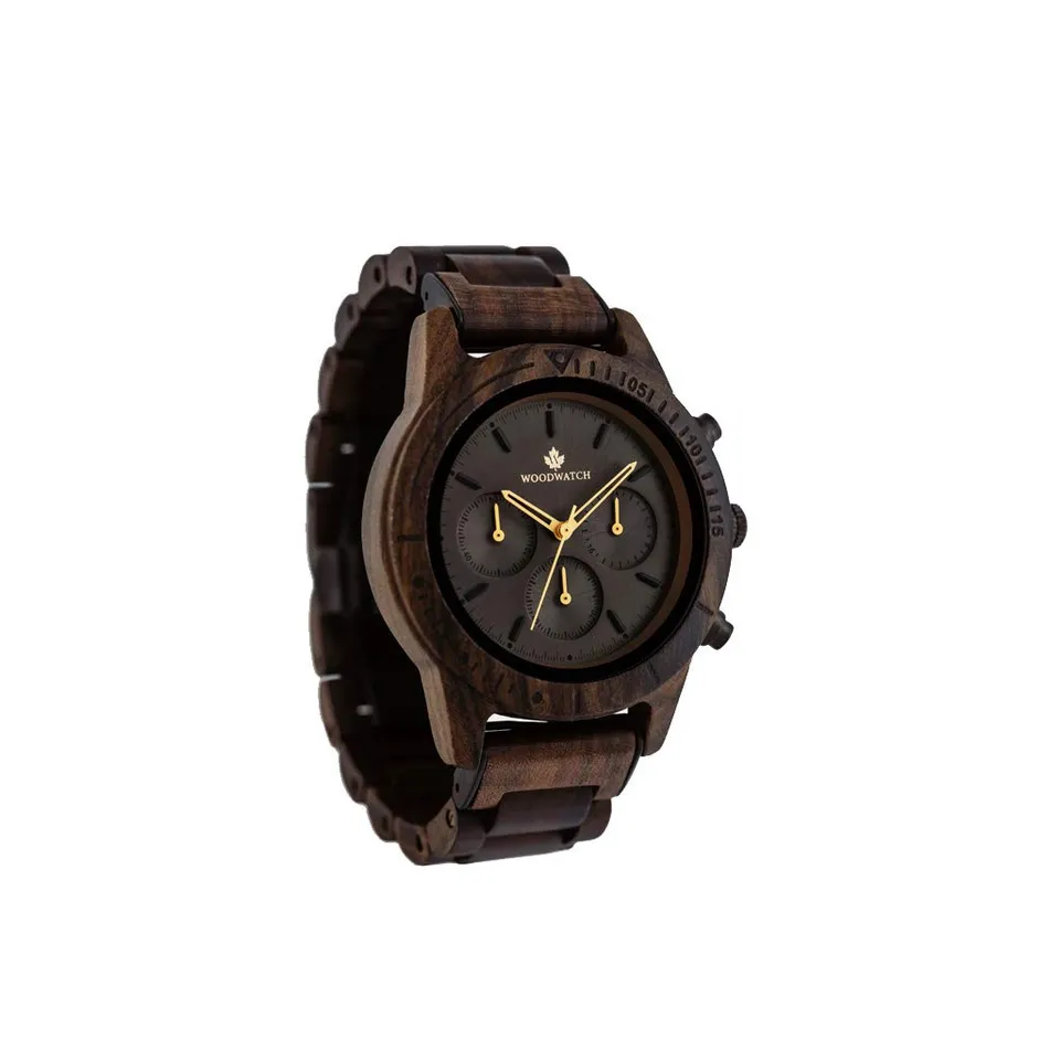 WoodWatch Classic Dark Eclipse orologio legno uomo