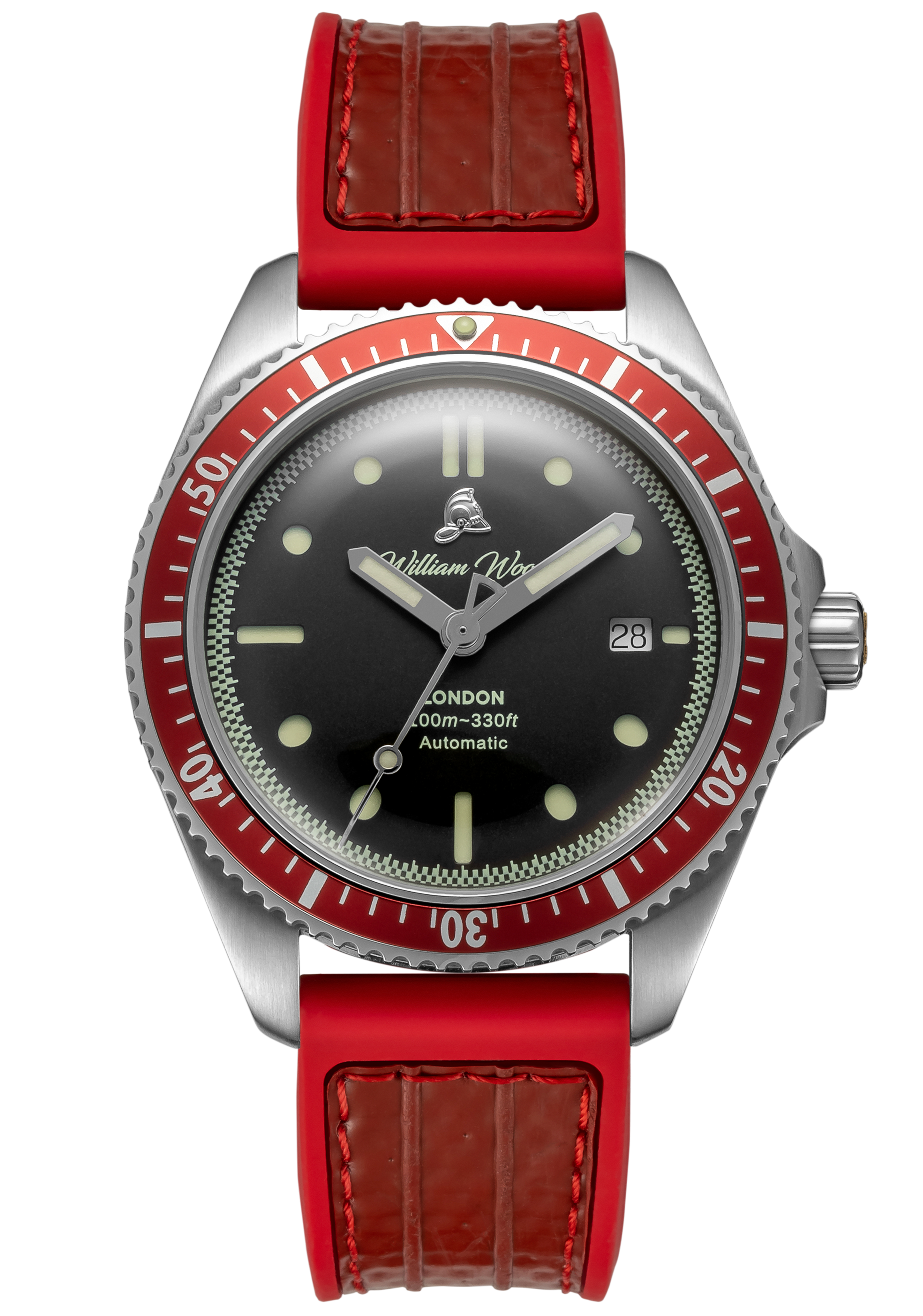William Wood Fire Department orologio Worshipful Company 41mm