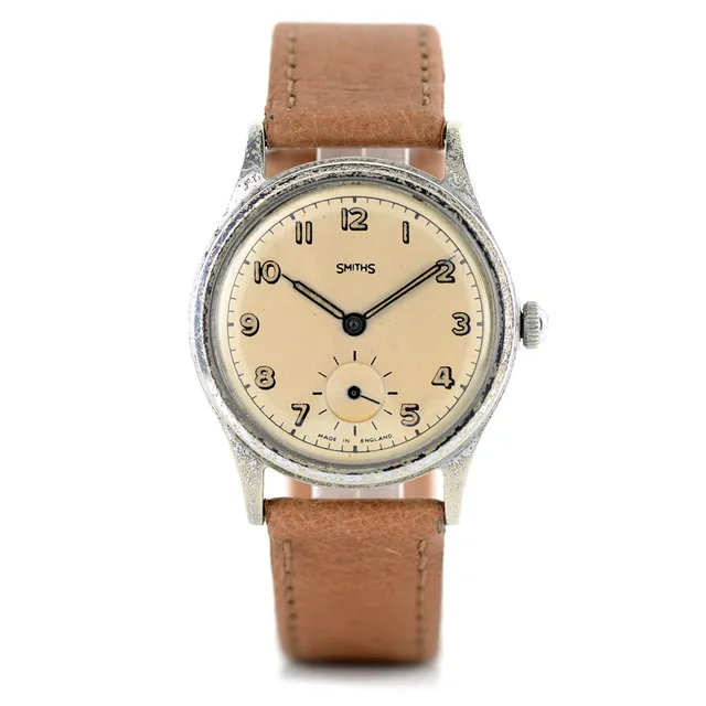 Mr Jones Watches Vintage Smiths Hillary orologio meccanico pelle