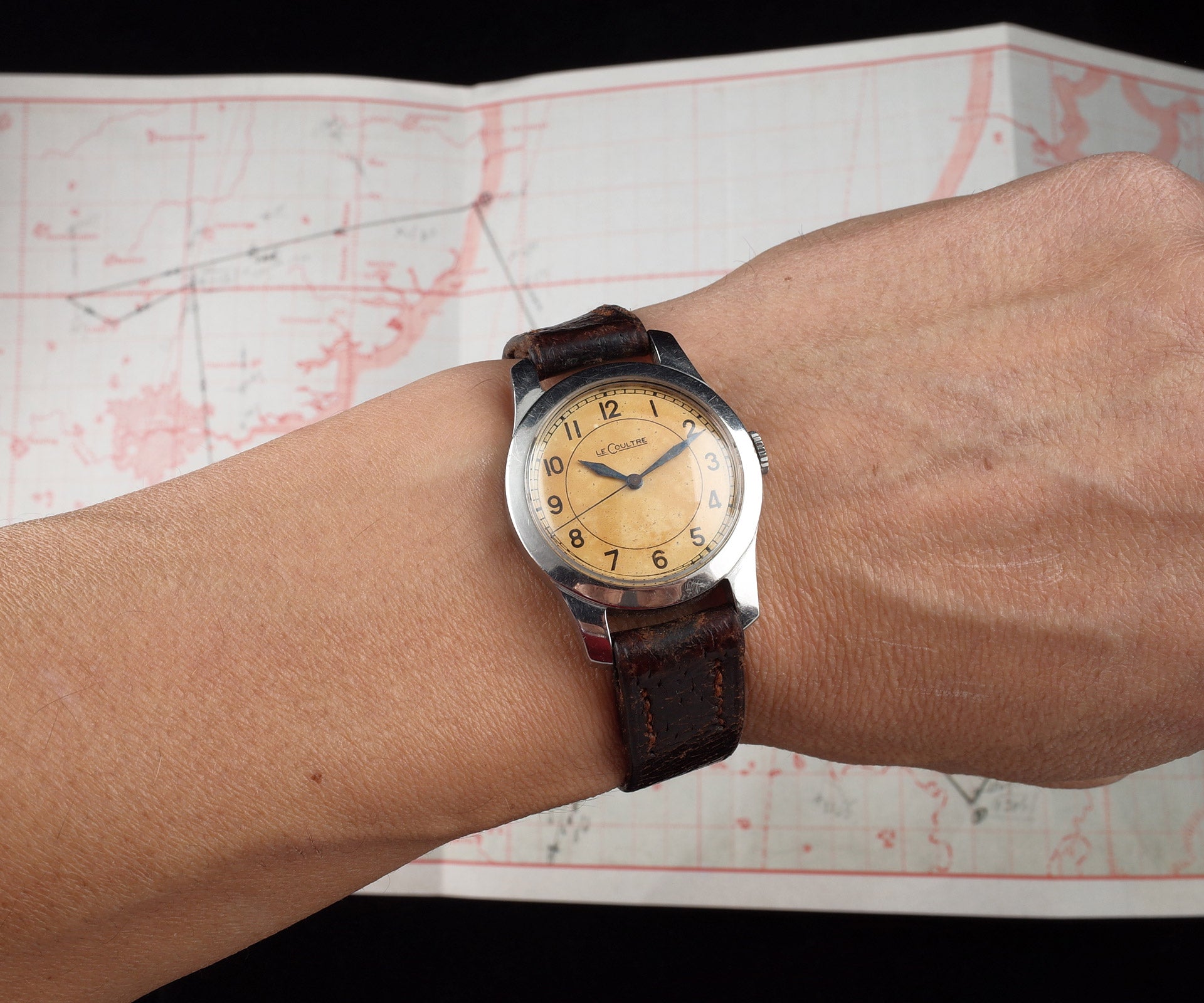 Jaeger LeCoultre 6B/159 orologio militare acciaio 1942 RAF
