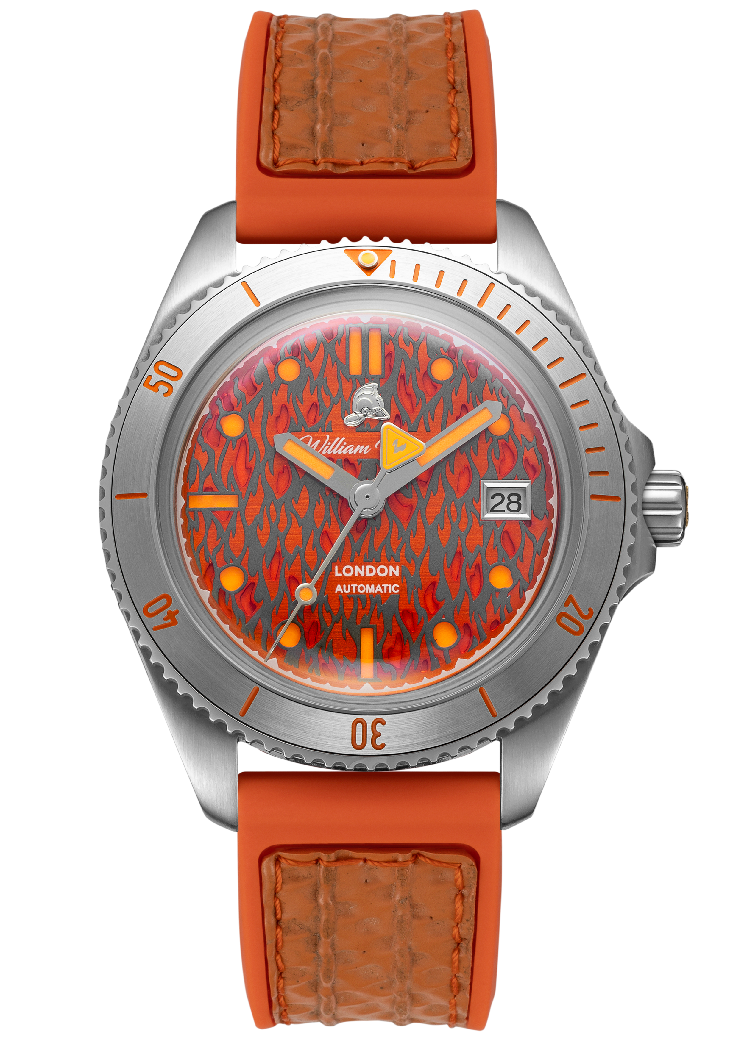 William Wood IAFC Red Valiant orologio 41mm acciaio zaffiro