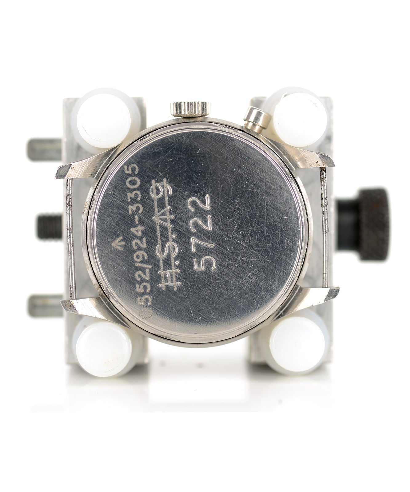 Lemania HS9 cronografo militare acciaio Serie I