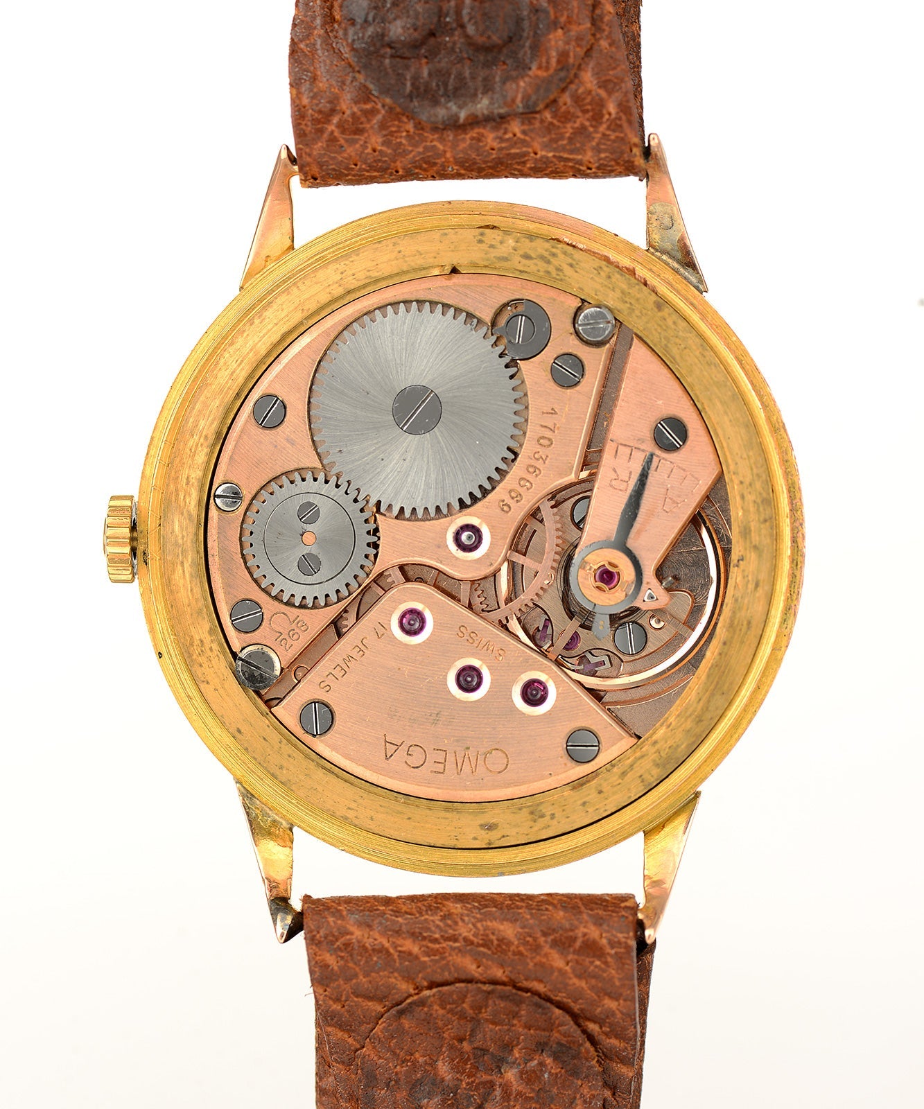 Omega Oversize orologio oro rosa 1960 37mm
