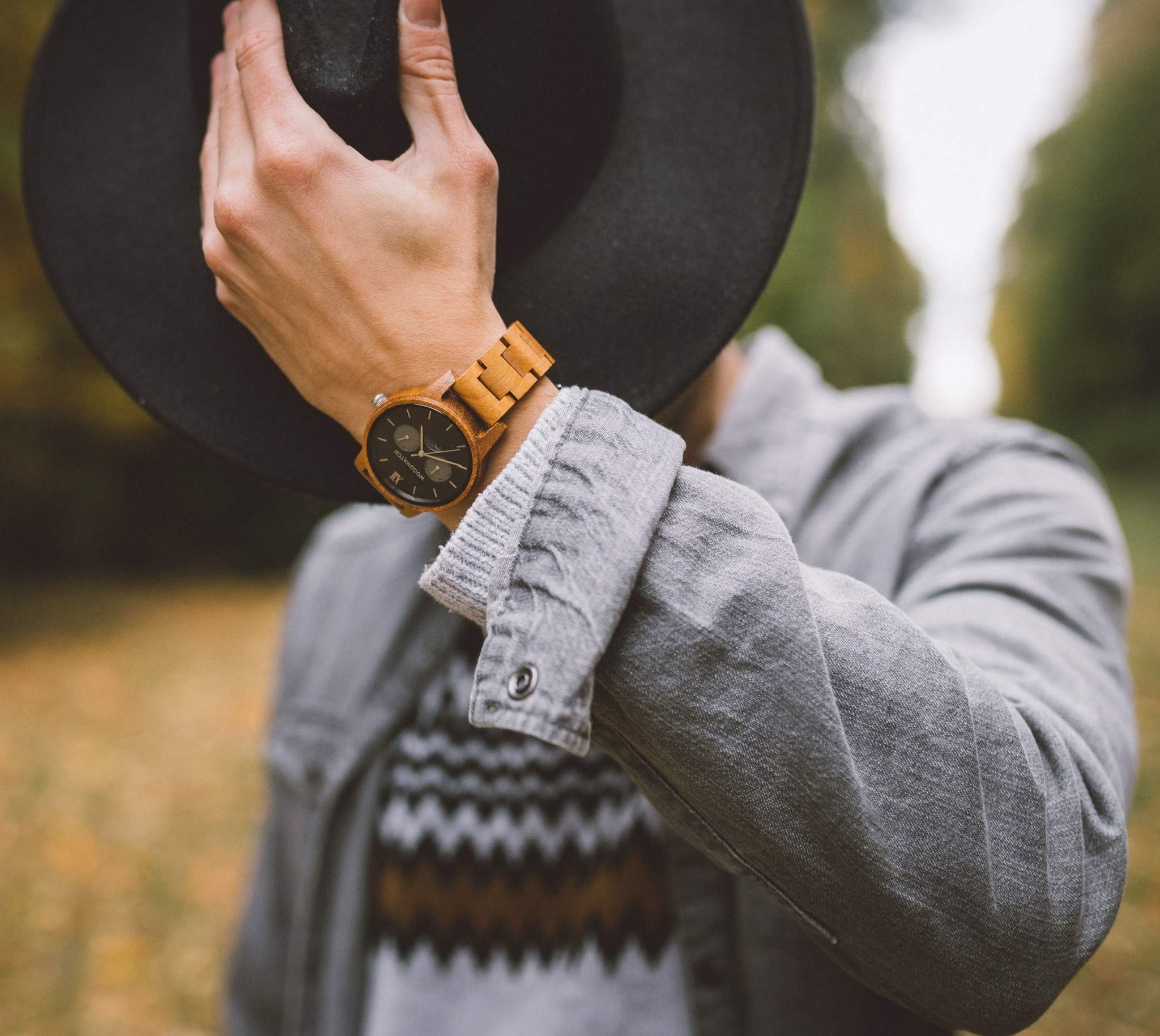 Woodwatch Classic Maverick orologio legno uomo premium