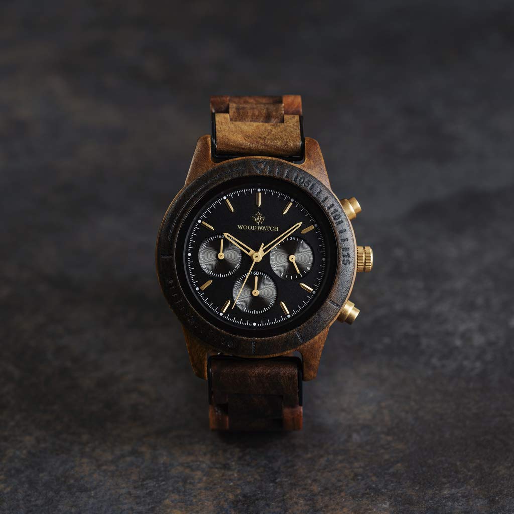 WoodWatch Classic Cosmic Night orologio legno uomo 42 mm