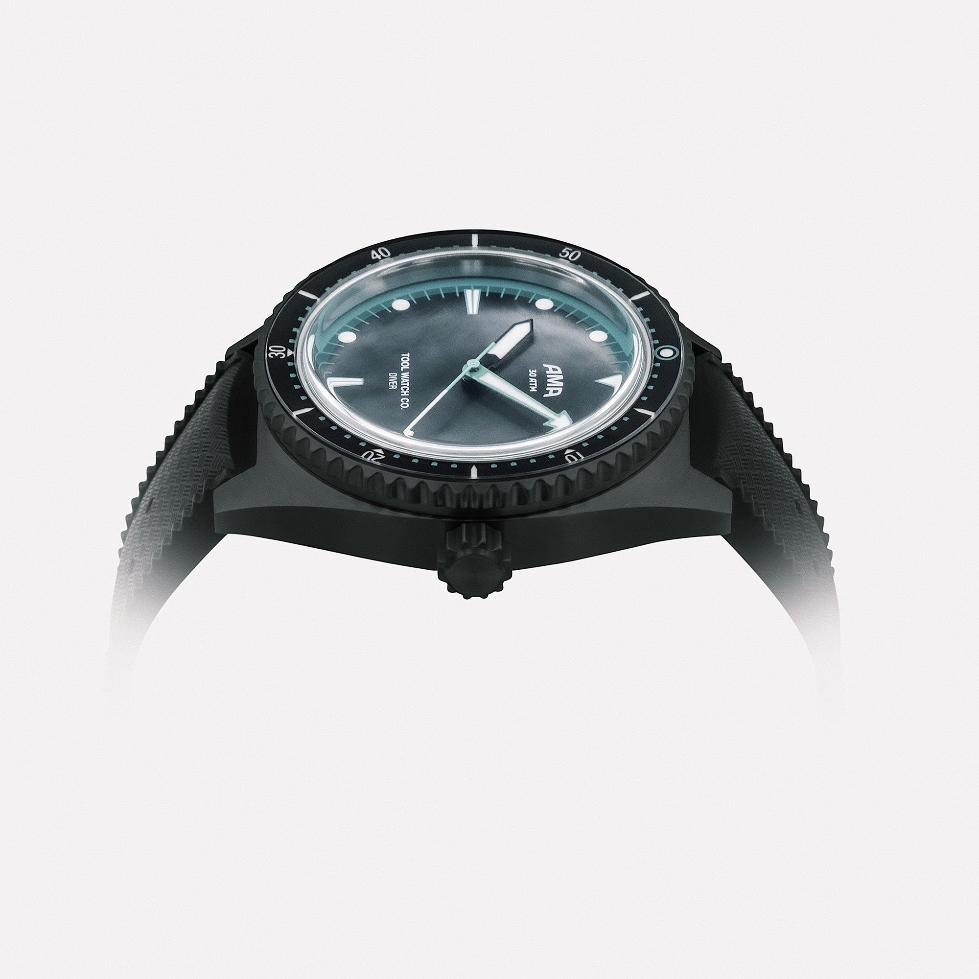 Tool Watch Co. AMA Diver orologio Night Dive nero