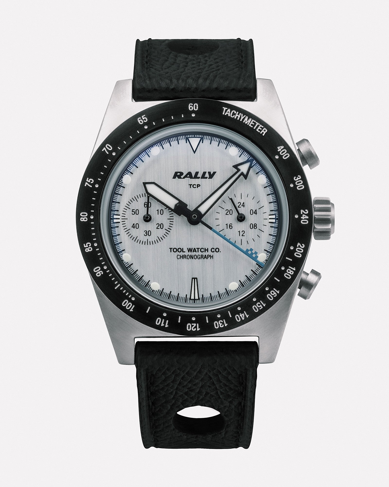 Tool Watch Co. Rally Chronograph orologio blu Blue on Silver
