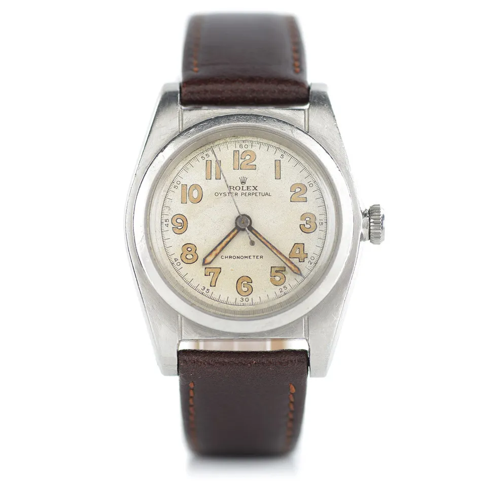 Mr Jones Watches Vintage Rolex Bubbleback orologio automatico 1945