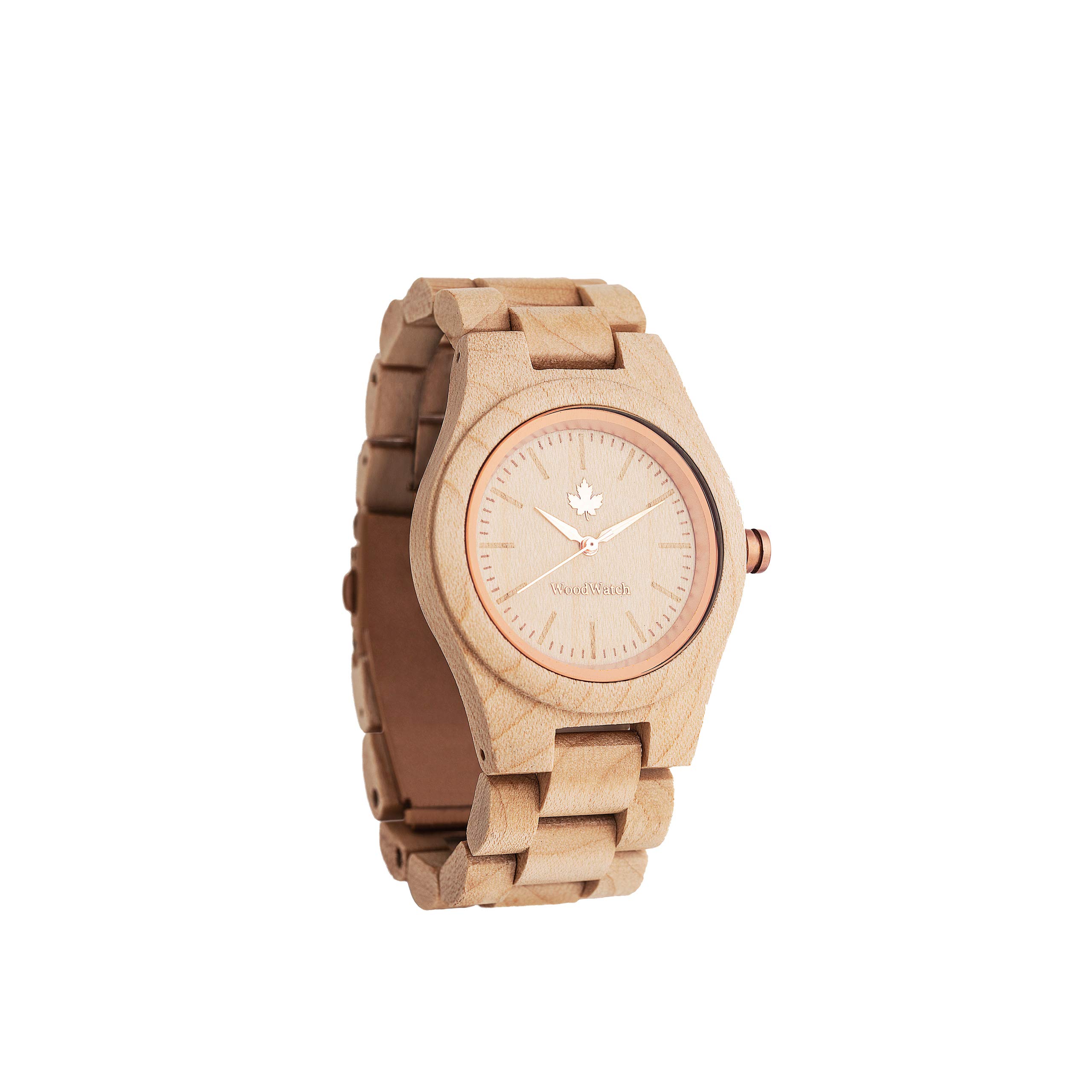 Woodwatch CLASSIC Maple Rosegold orologio donna legno