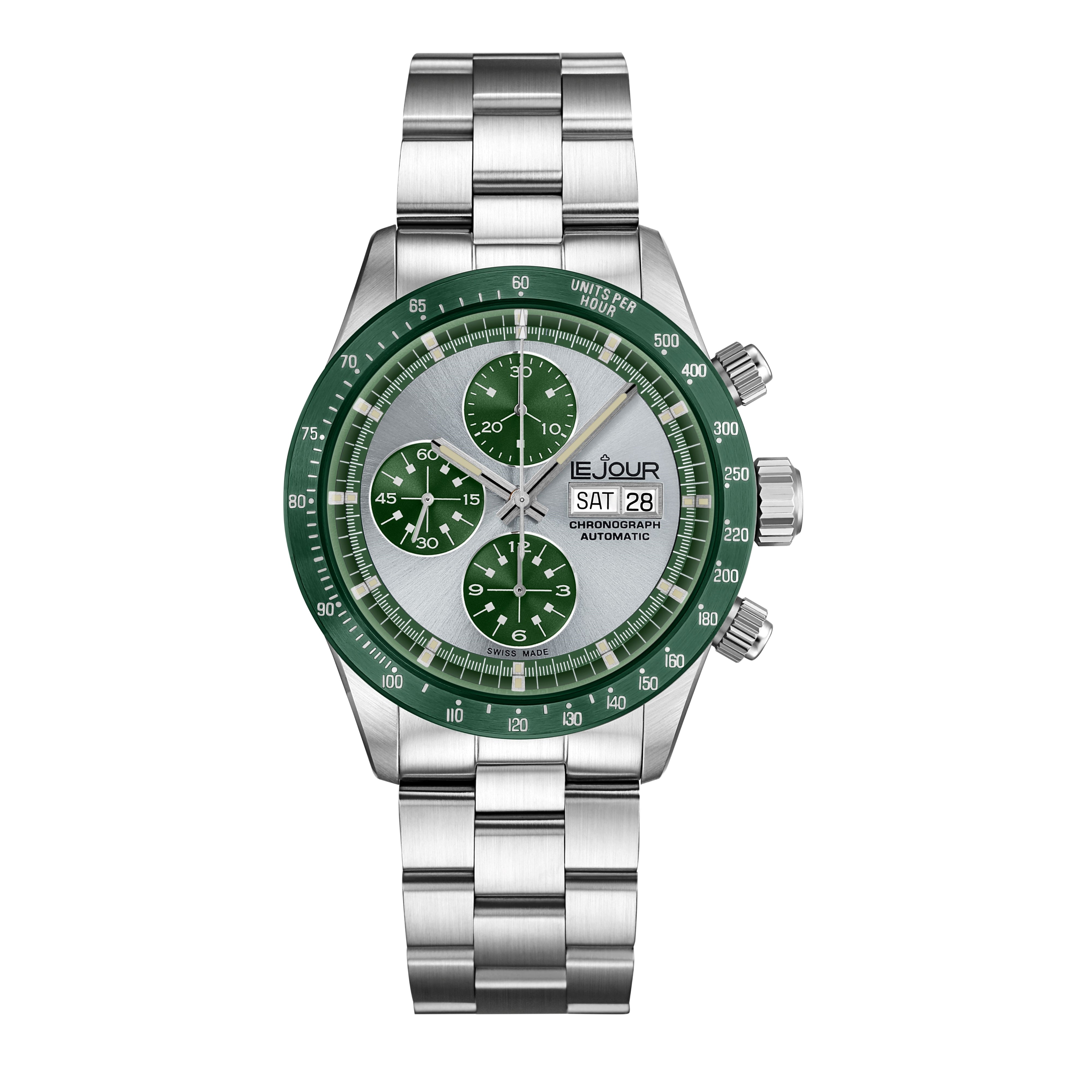 LeJour CM Chrono LJ-CM-005 cronografo automatico grigio