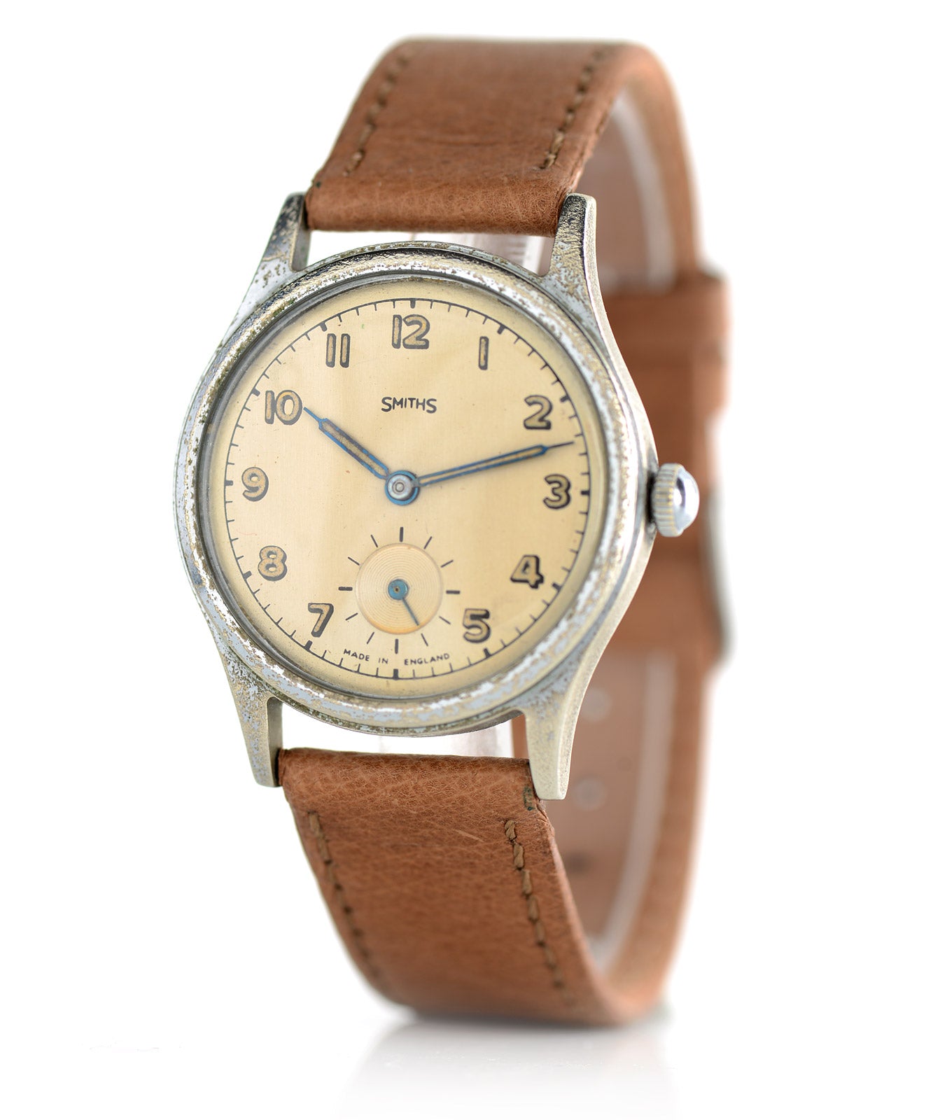 Mr Jones Watches Vintage Smiths Hillary orologio meccanico pelle