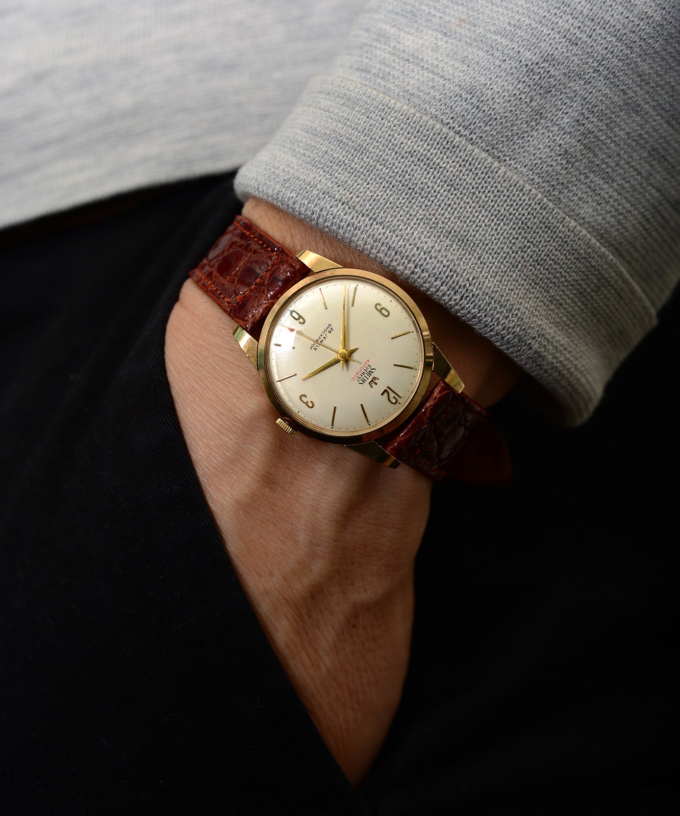 Smiths Everest Automatic orologio oro 9ct 34mm 1963