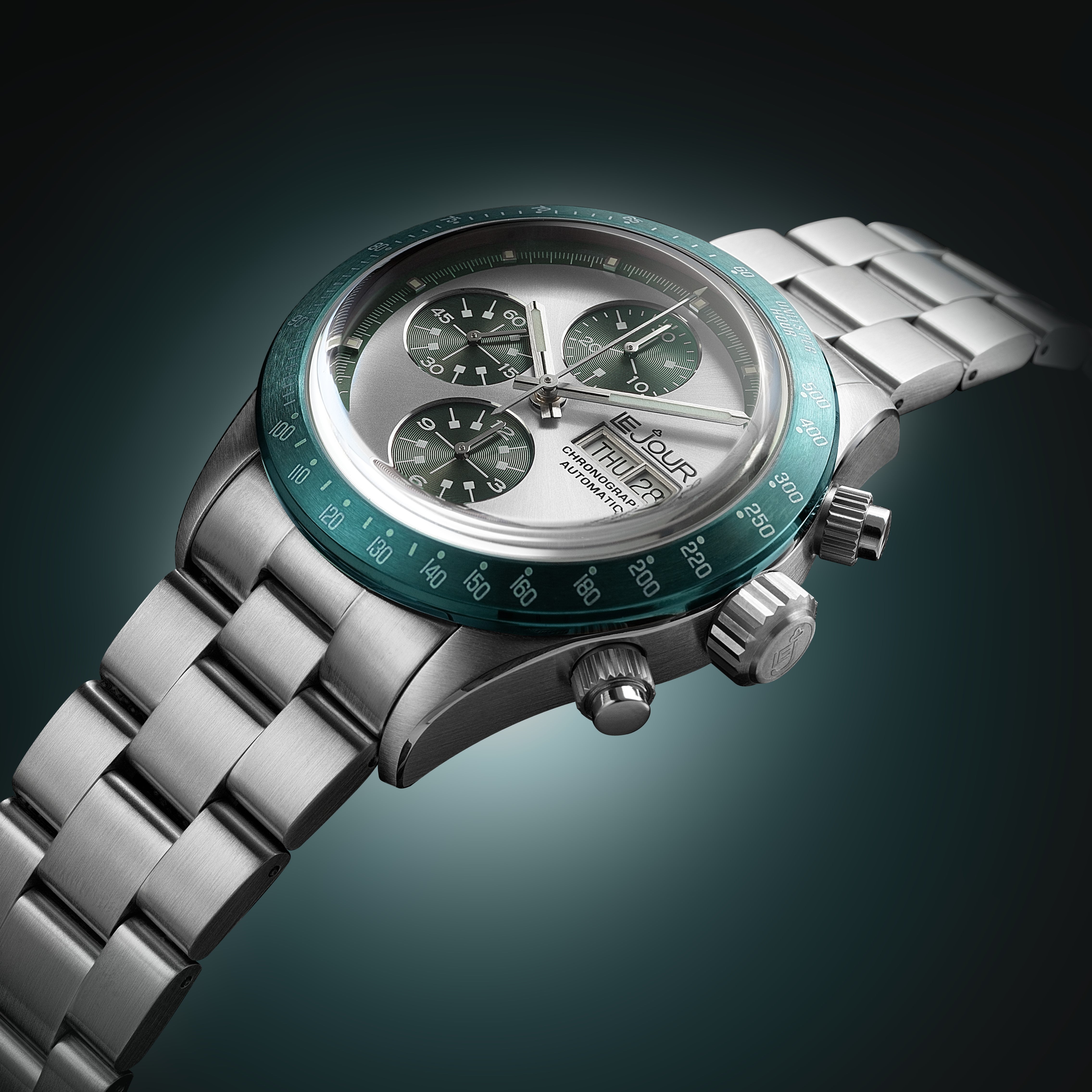LeJour CM Chrono LJ-CM-005 cronografo automatico grigio