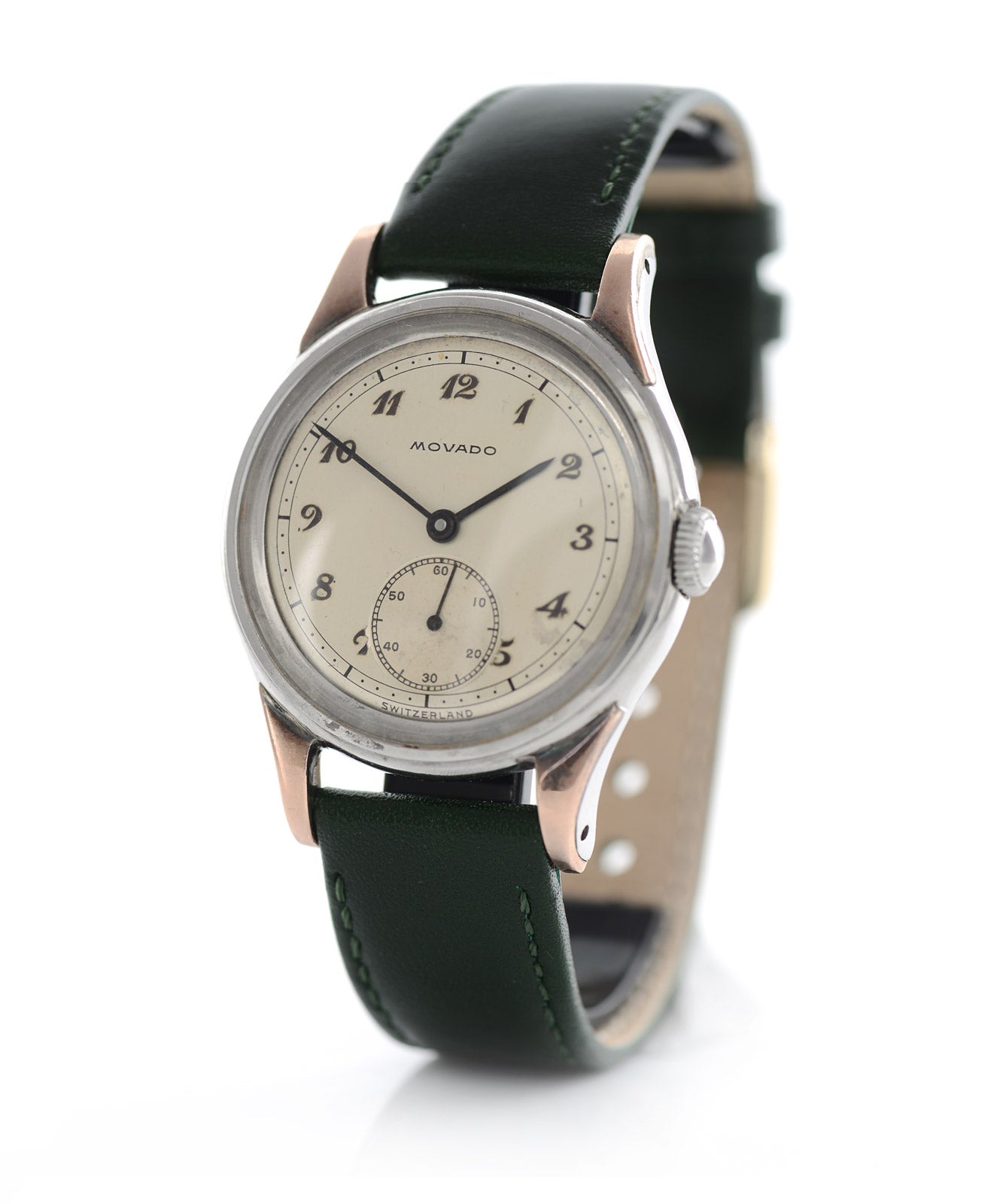 Movado FB Borgel anni 50 orologio vintage acciaio