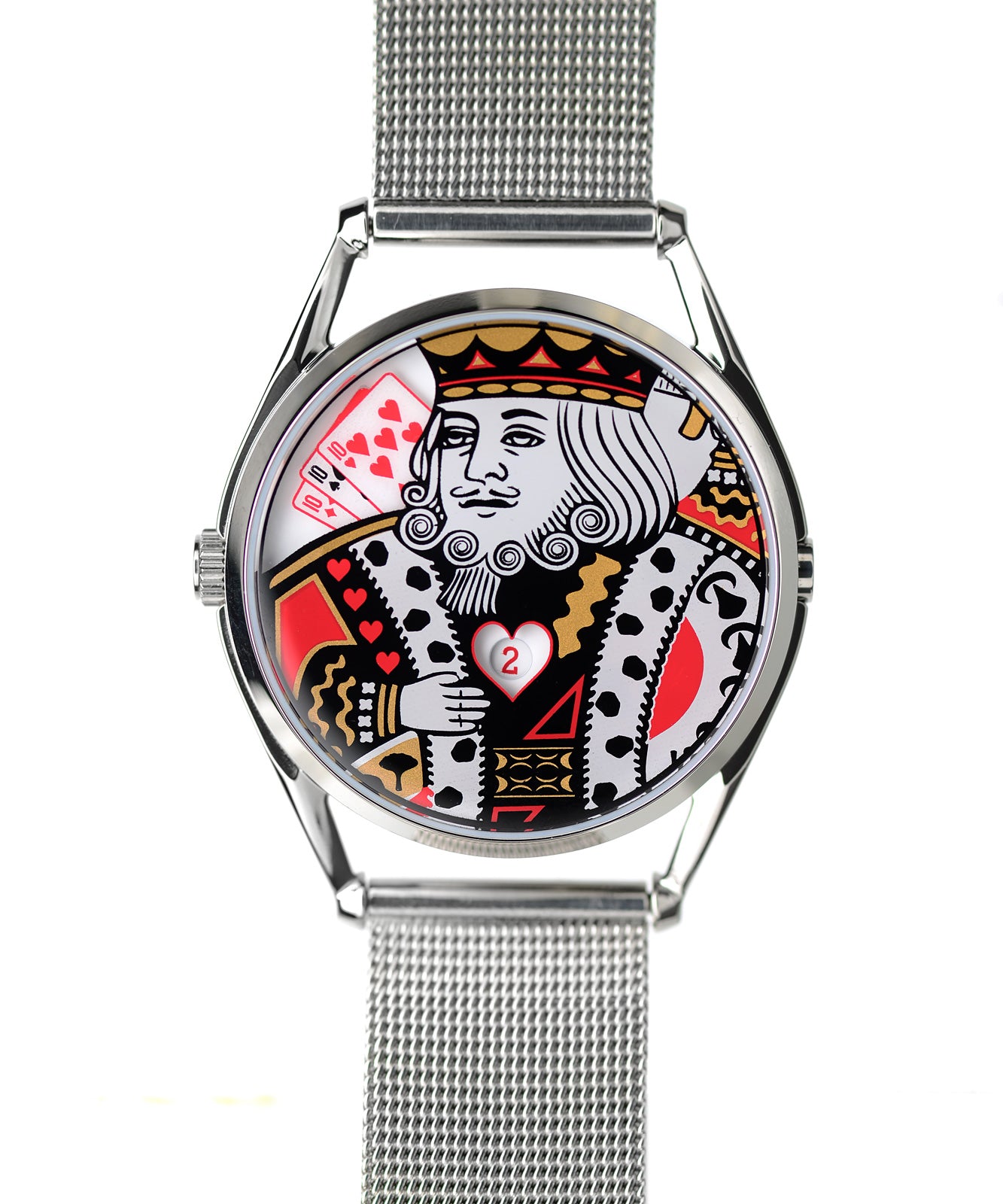 Mr Jones King orologio carte da gioco Re di Cuori