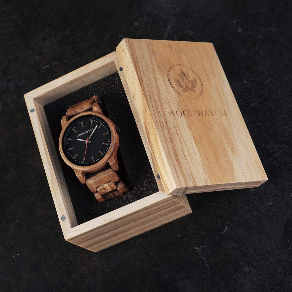 WoodWatch Classic Aero Acacia orologio in legno uomo