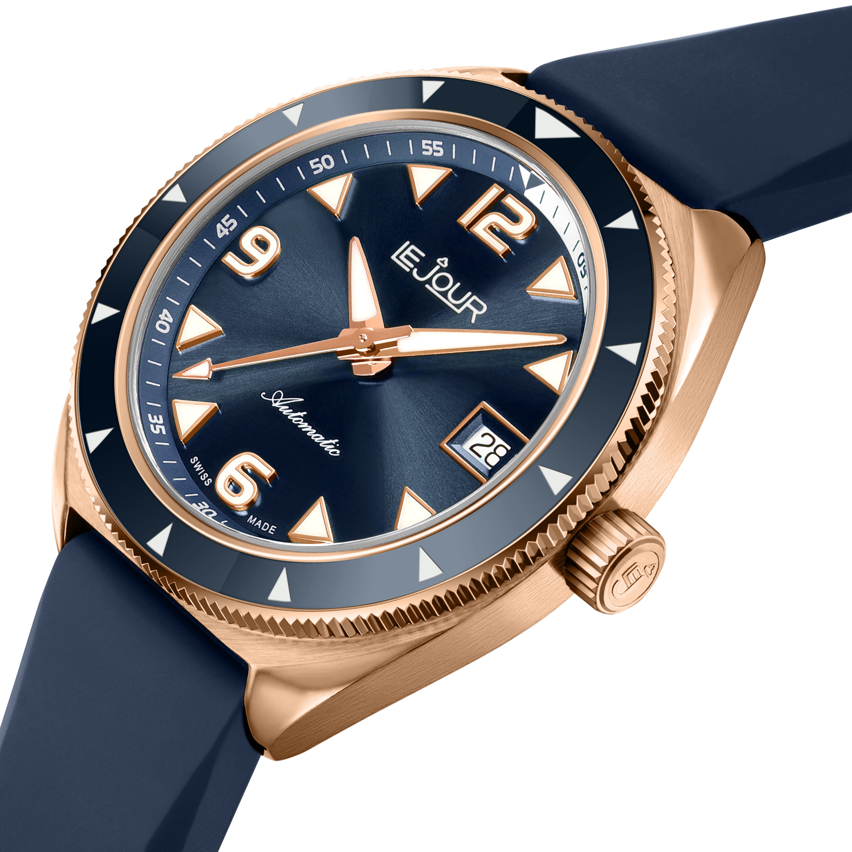 LeJour Hammerhead Bronze LJ-HB-001 orologio bronzo blu 39 mm