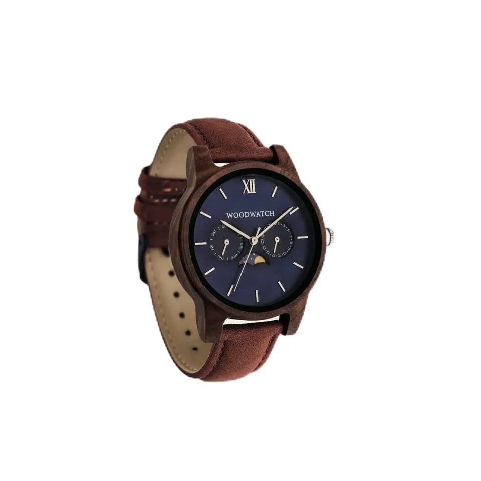 WoodWatch Classic Mariner Pecan orologio legno lunare
