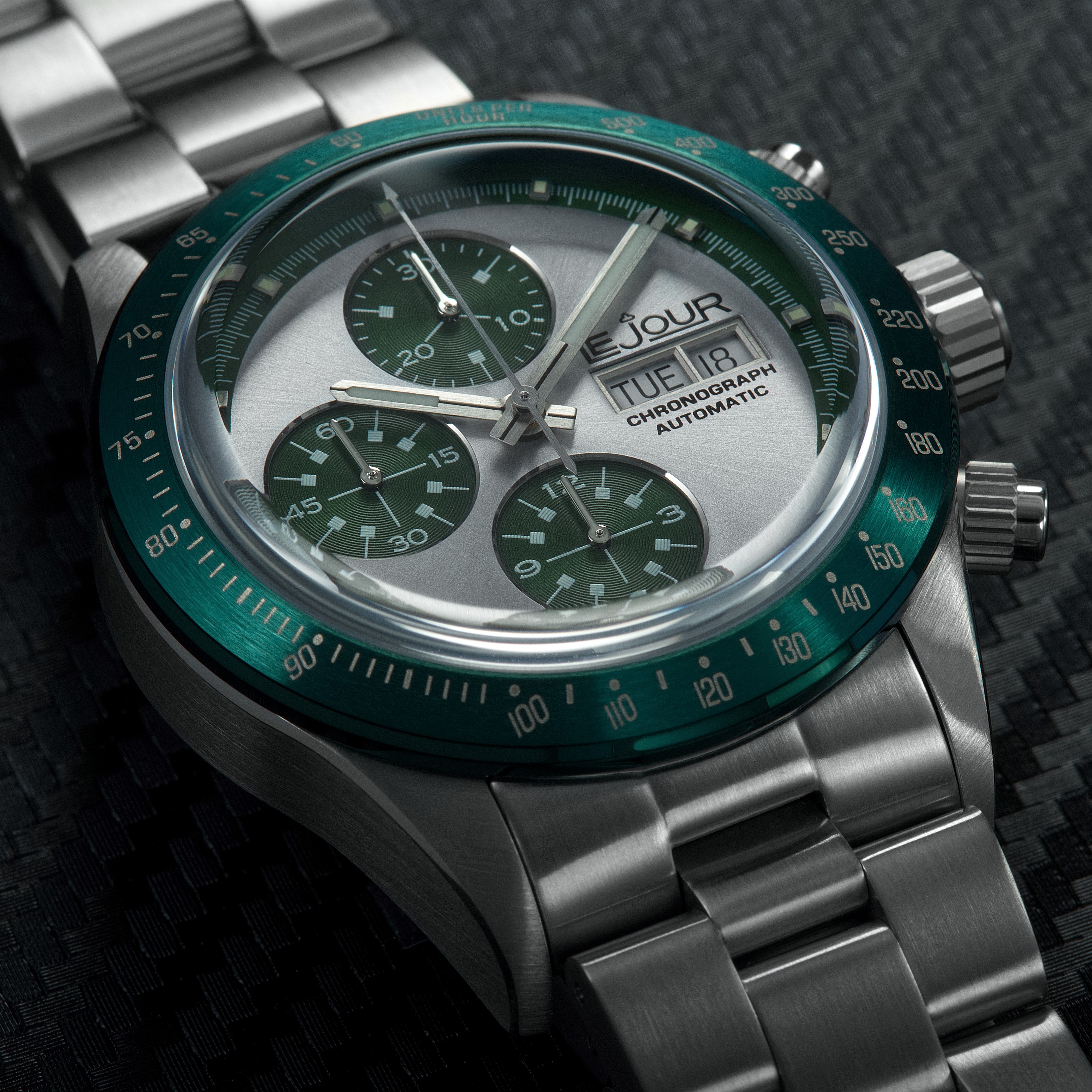 LeJour CM Chrono LJ-CM-005 cronografo automatico grigio