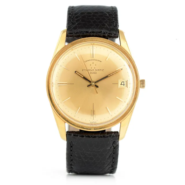 Eterna Matic 3000 orologio automatico oro cronometro