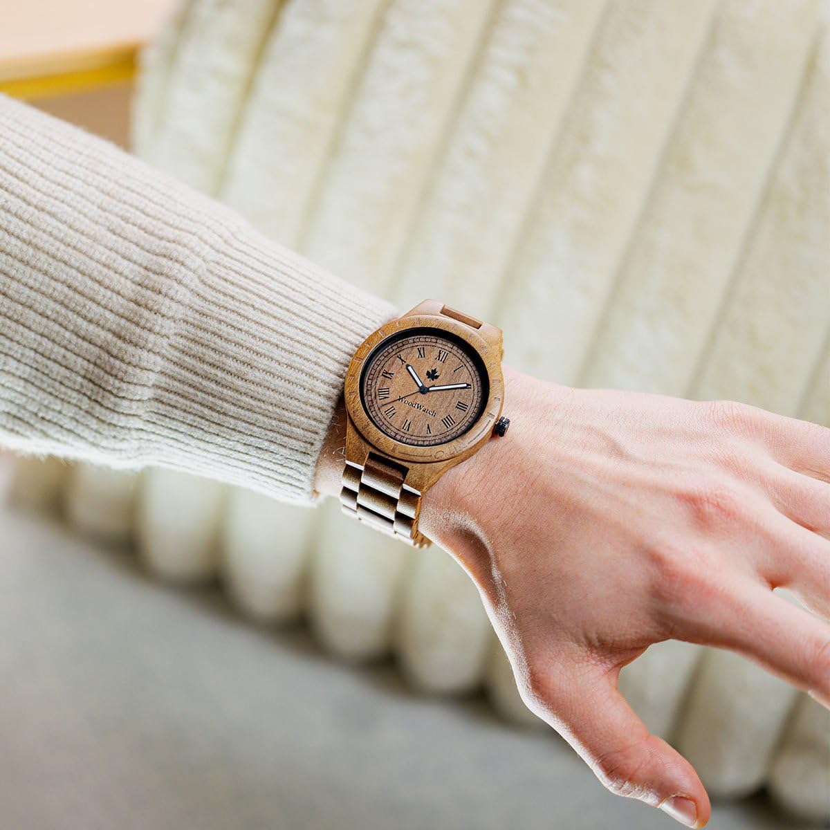 Woodwatch Classic Oaklee orologio legno noce uomo
