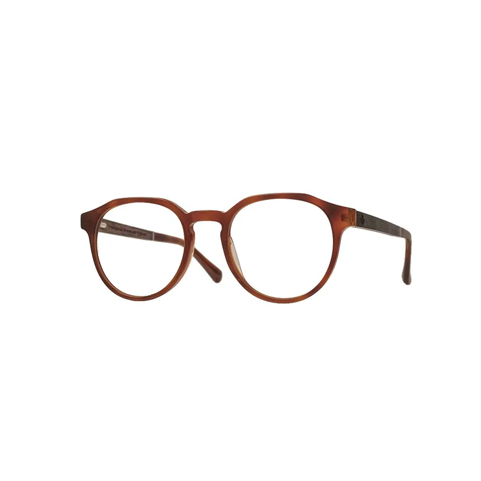 Woodwatch Reveler Classic Havanas occhiali luce blu havana