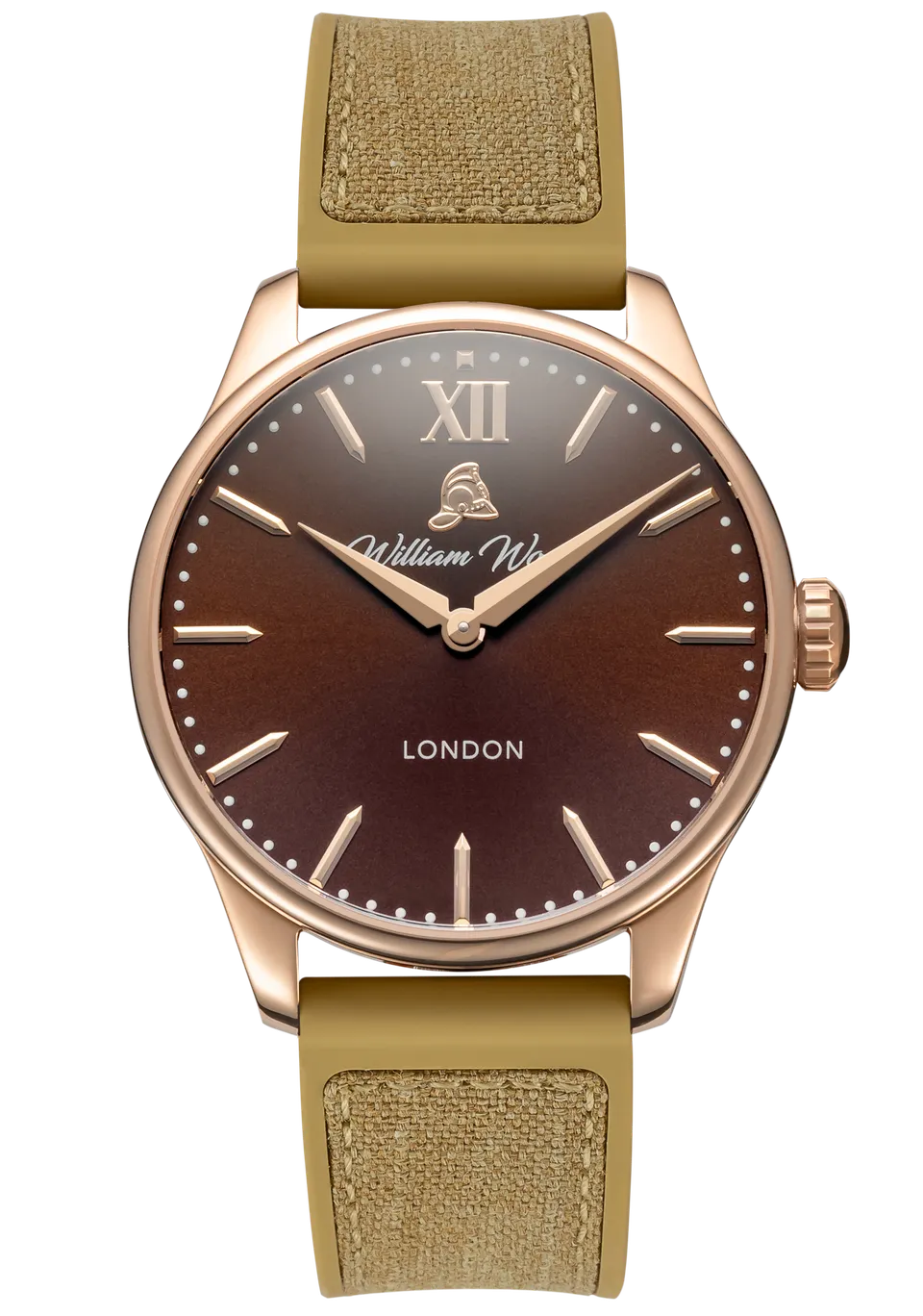 William Wood Chivalrous Chocolate orologio quarzo 41mm marrone