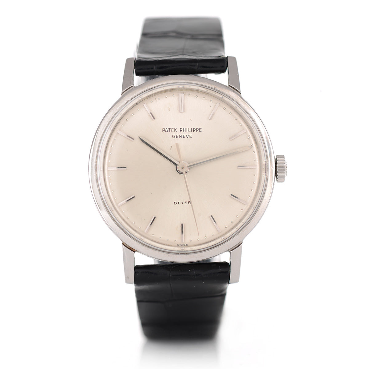 Patek Philippe 3483 orologio acciaio 35mm 1963