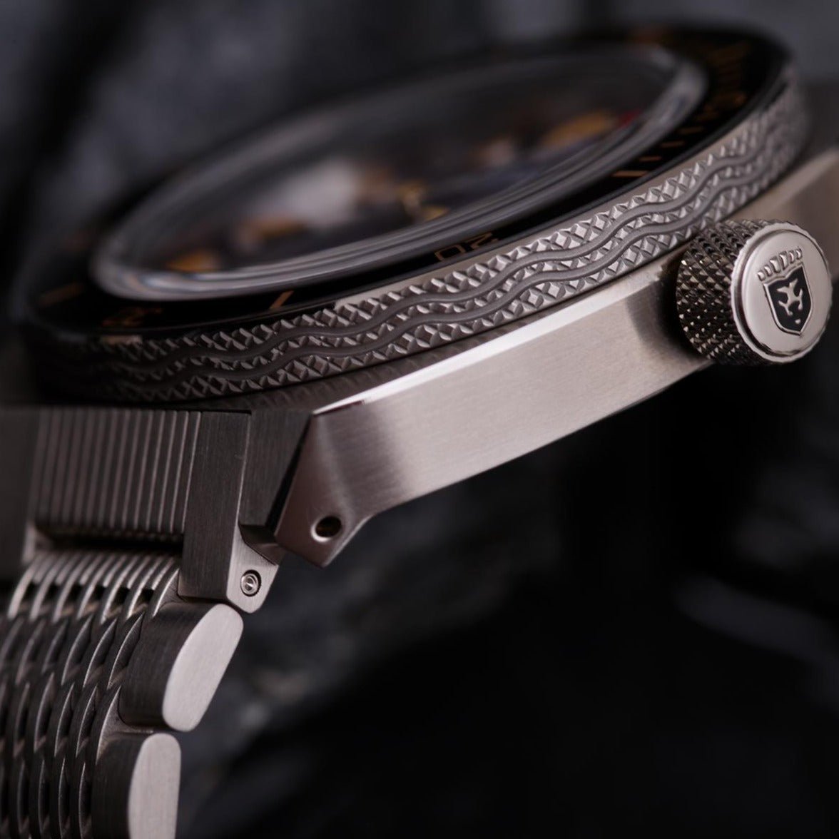 Heinrich Taucher Purple orologio subacqueo viola 41mm automatico