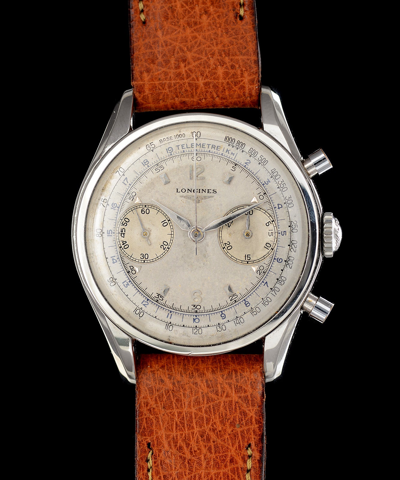 Longines 6552-3 cronografo vintage acciaio 38mm