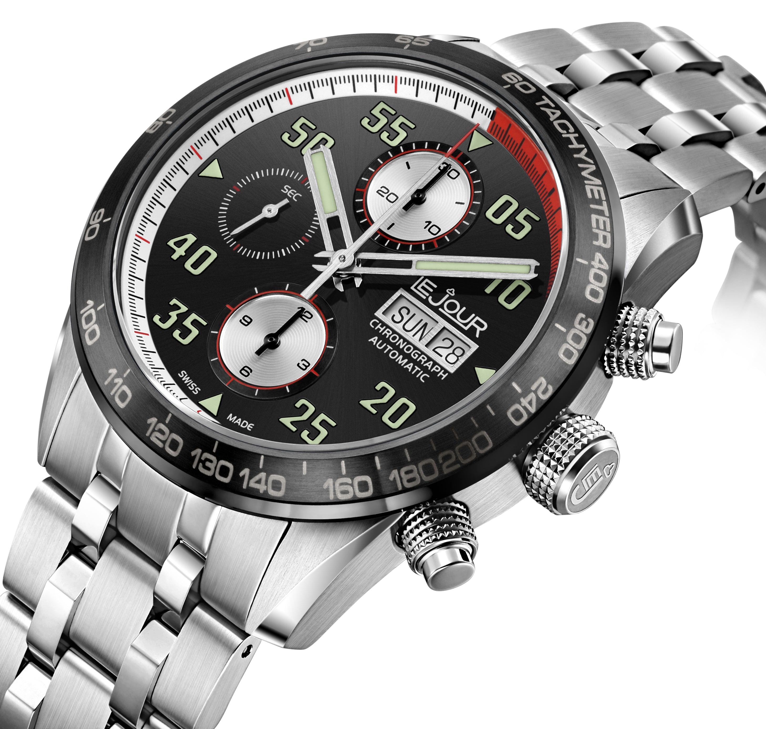 LeJour RD Chrono LJ-RD-002 orologio cronografo nero 42 mm