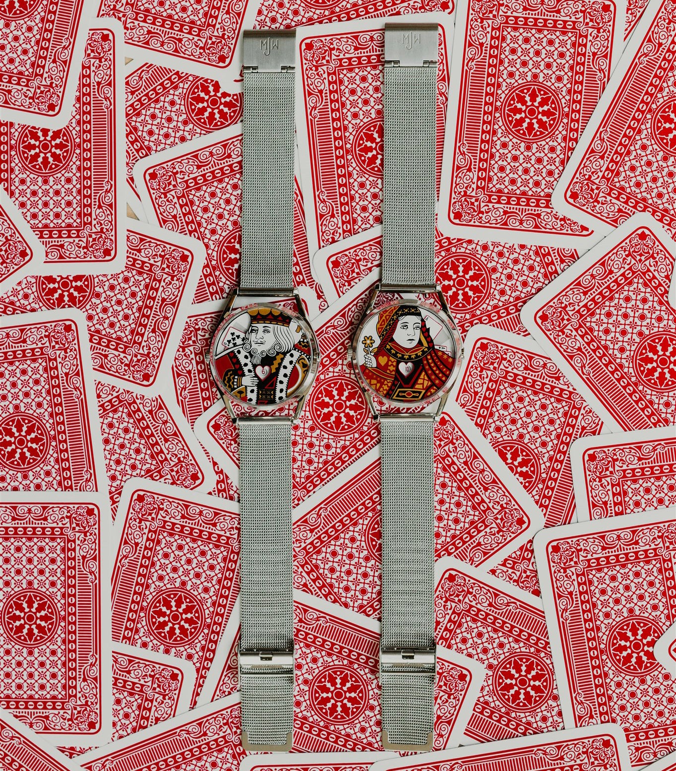Mr Jones King orologio carte da gioco Re di Cuori