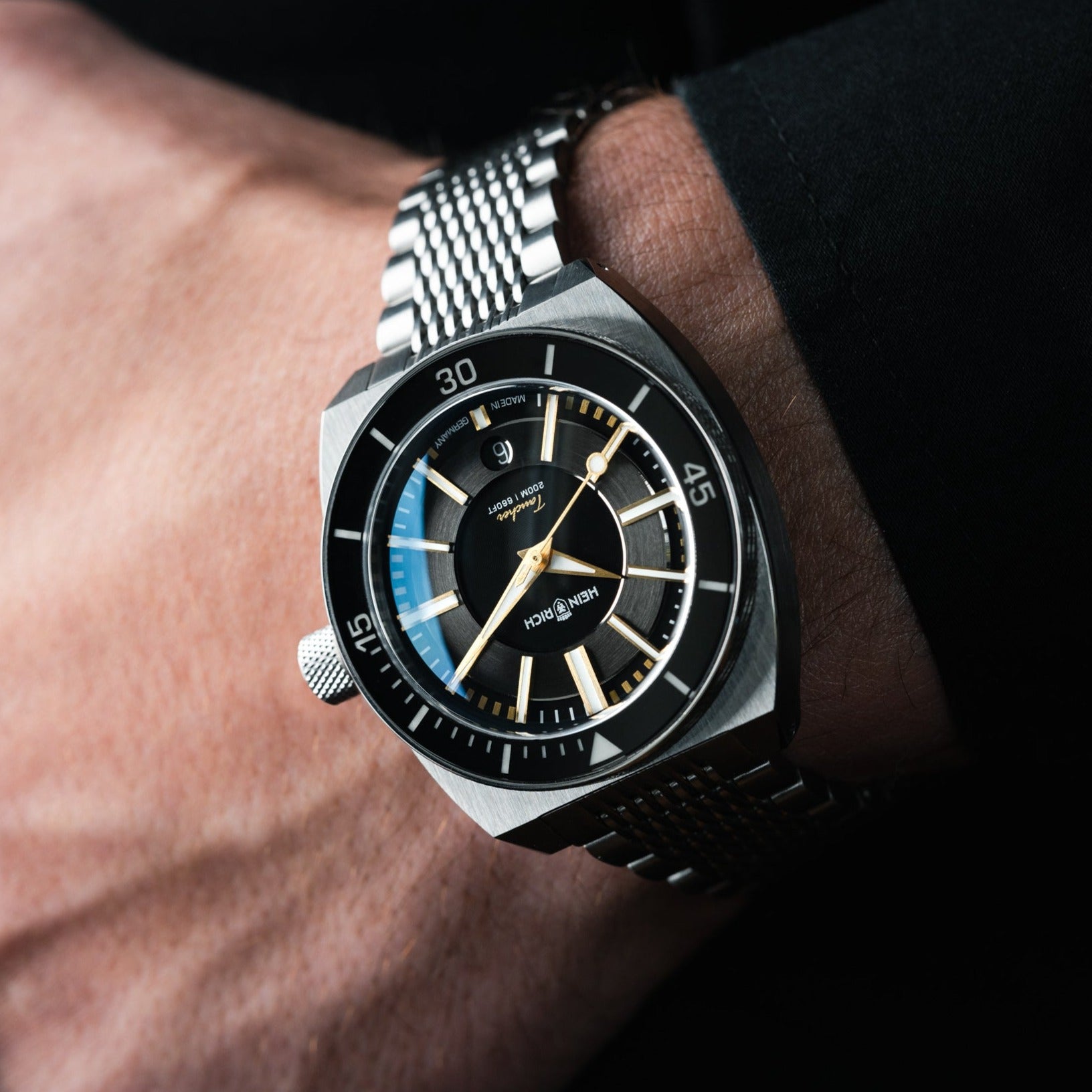 Heinrich Taucher LX orologio automatico acciaio