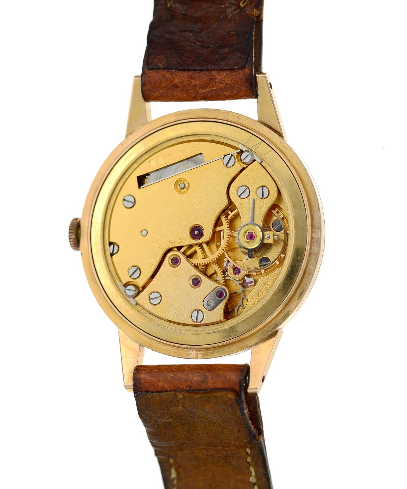 Smiths Oversize 18 Carati 1955 orologio oro 35mm