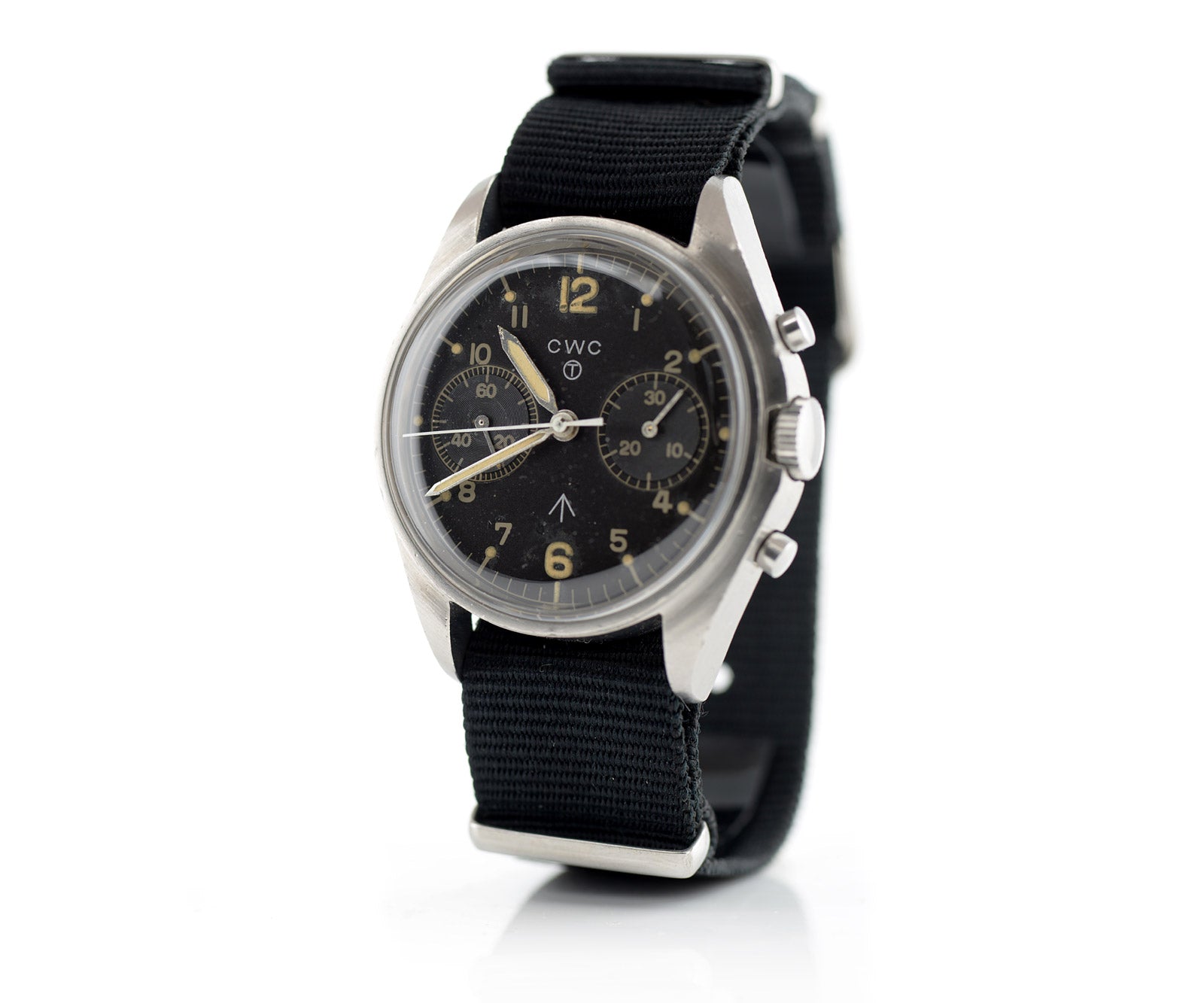 Mr Jones Watches Vintage CWC Royal Navy cronografo 38mm 1980